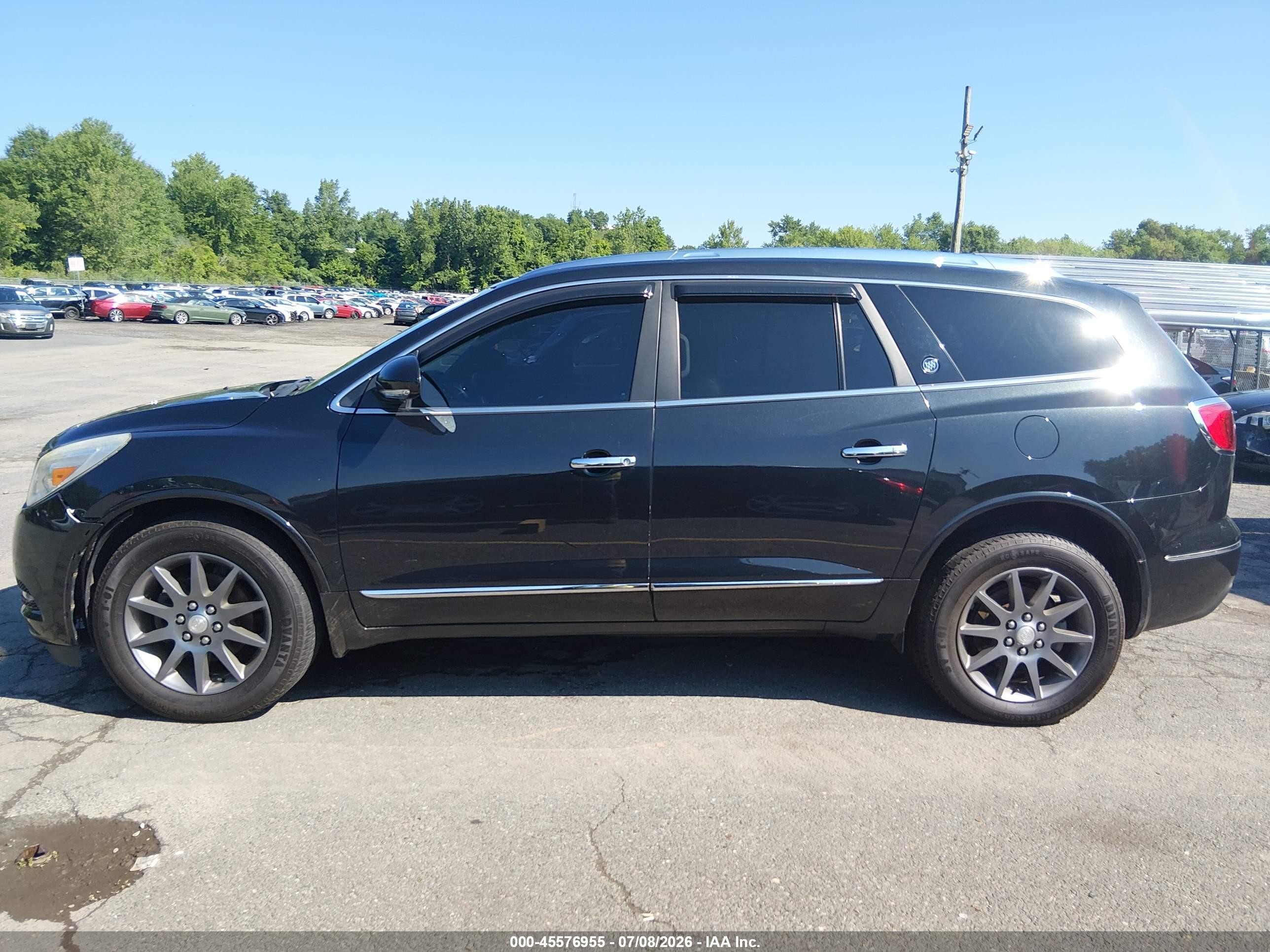 2015 Buick Enclave Leather Black vin: 5GAKVBKD8FJ301268