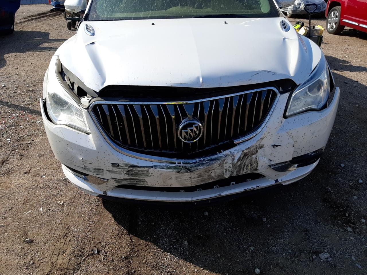 2017 Buick Enclave  White vin: 5GAKVBKD8HJ321524