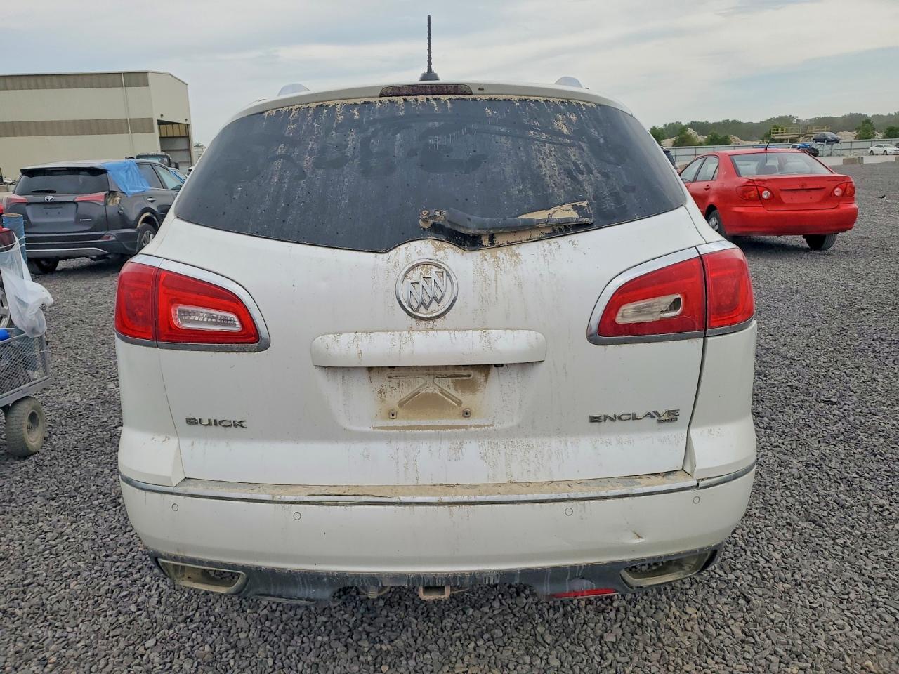 2017 Buick Enclave White vin: 5GAKVBKD8HJ321524