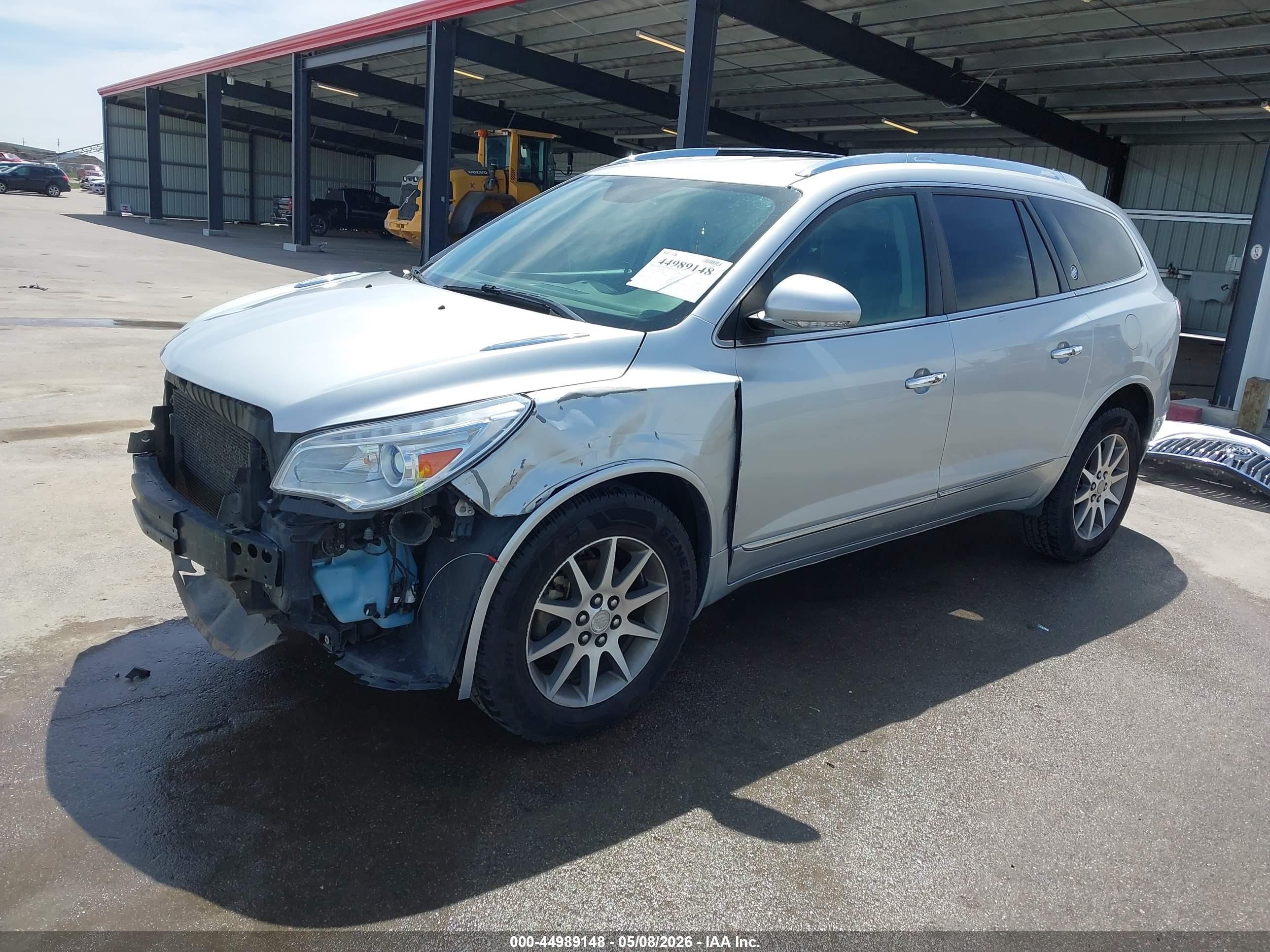 2014 Buick Enclave Leather Silver vin: 5GAKVBKD9EJ113986