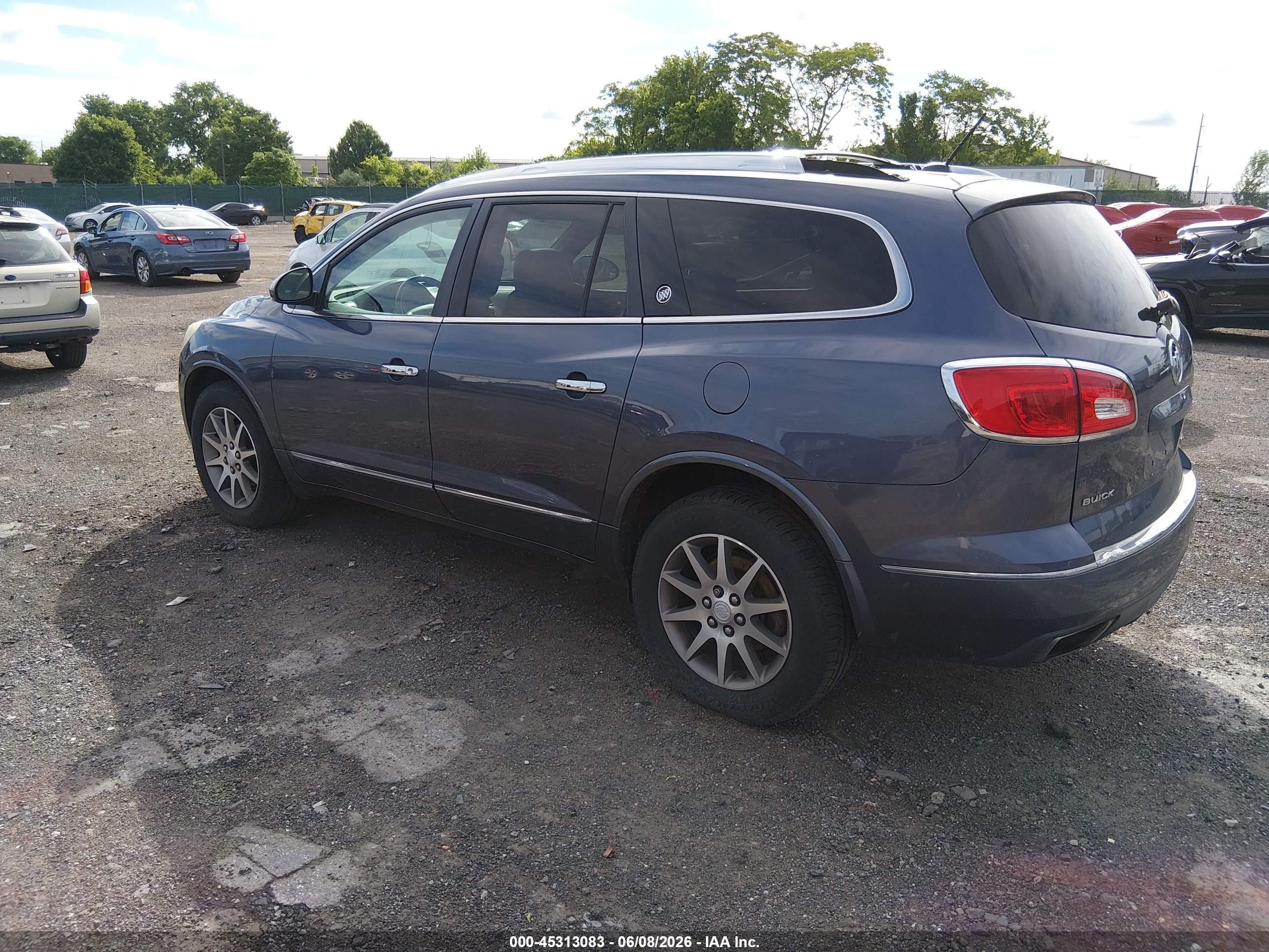 2014 Buick Enclave Leather Dark Blue vin: 5GAKVBKD9EJ256470