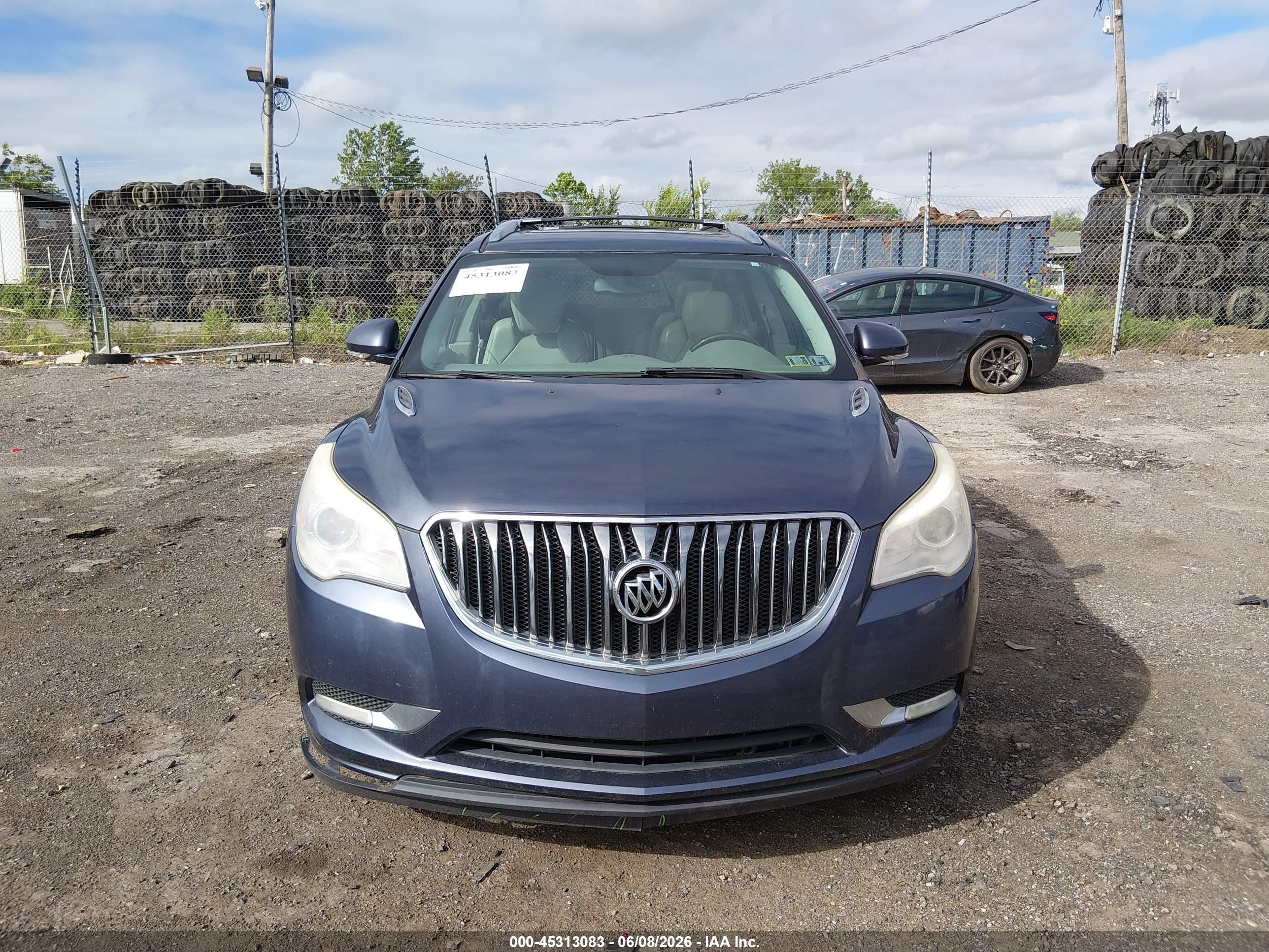 2014 Buick Enclave Leather Dark Blue vin: 5GAKVBKD9EJ256470