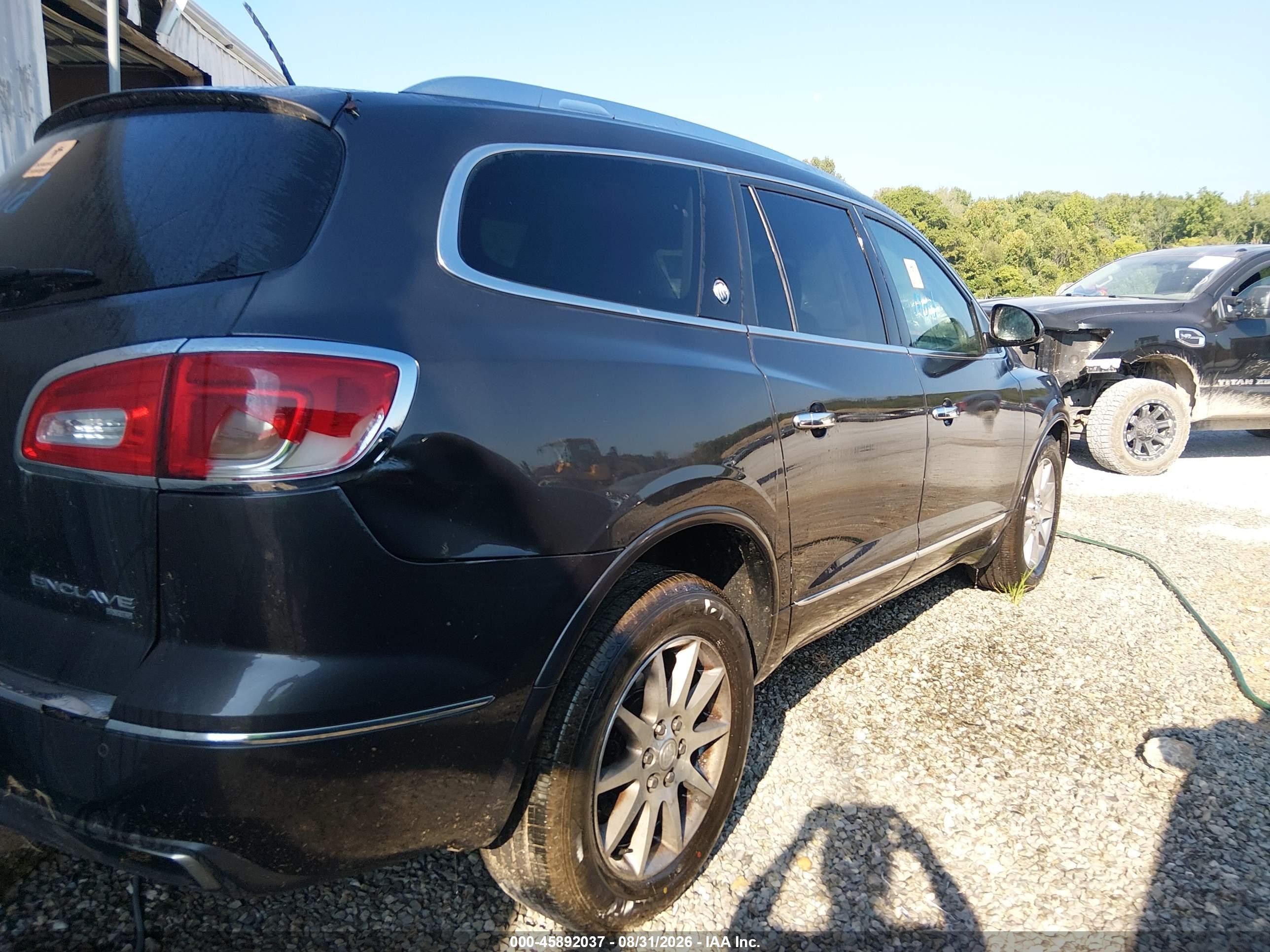 2014 Buick Enclave Leather Серый vin: 5GAKVBKD9EJ293079