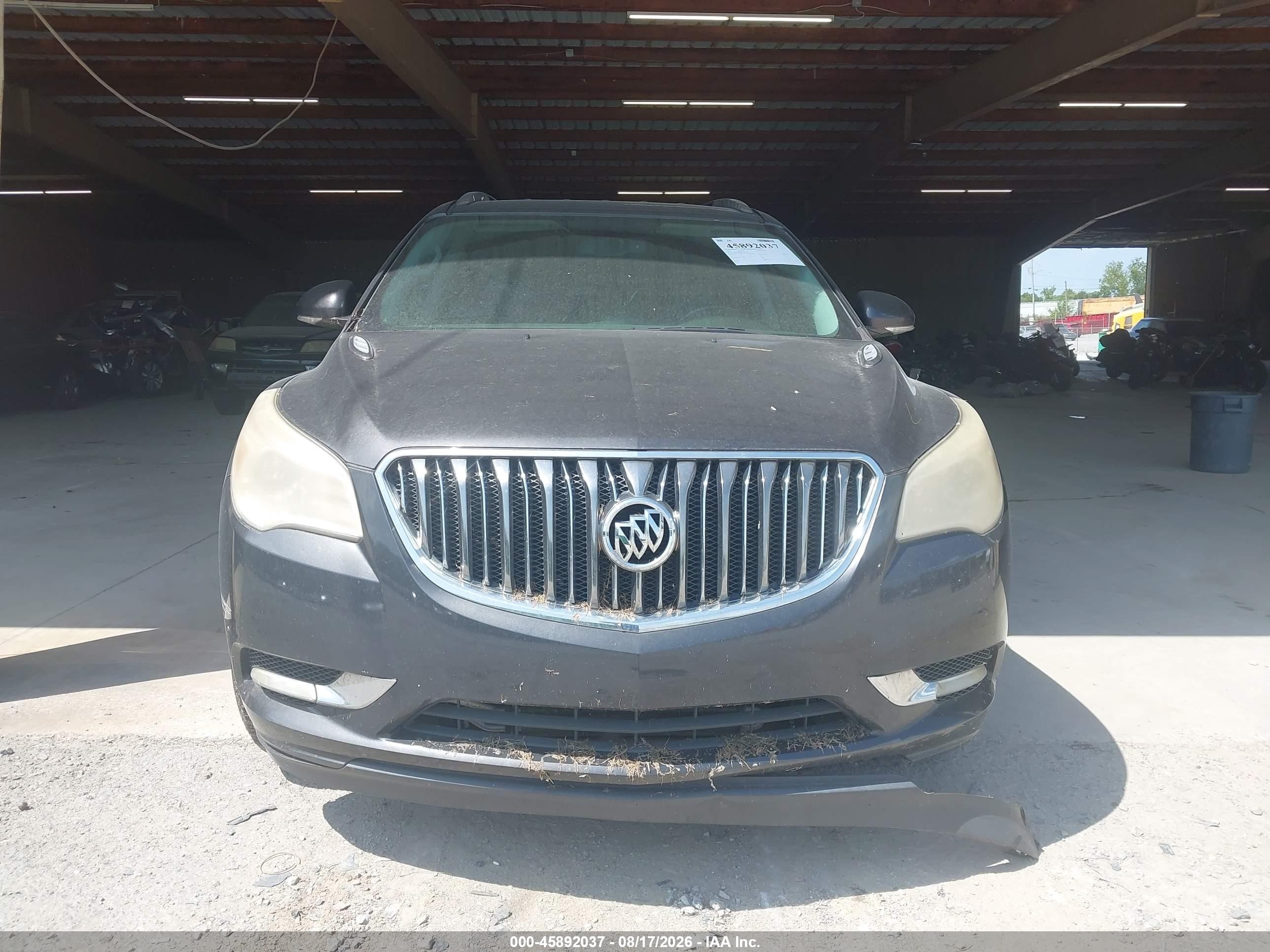 2014 Buick Enclave Leather Серый vin: 5GAKVBKD9EJ293079