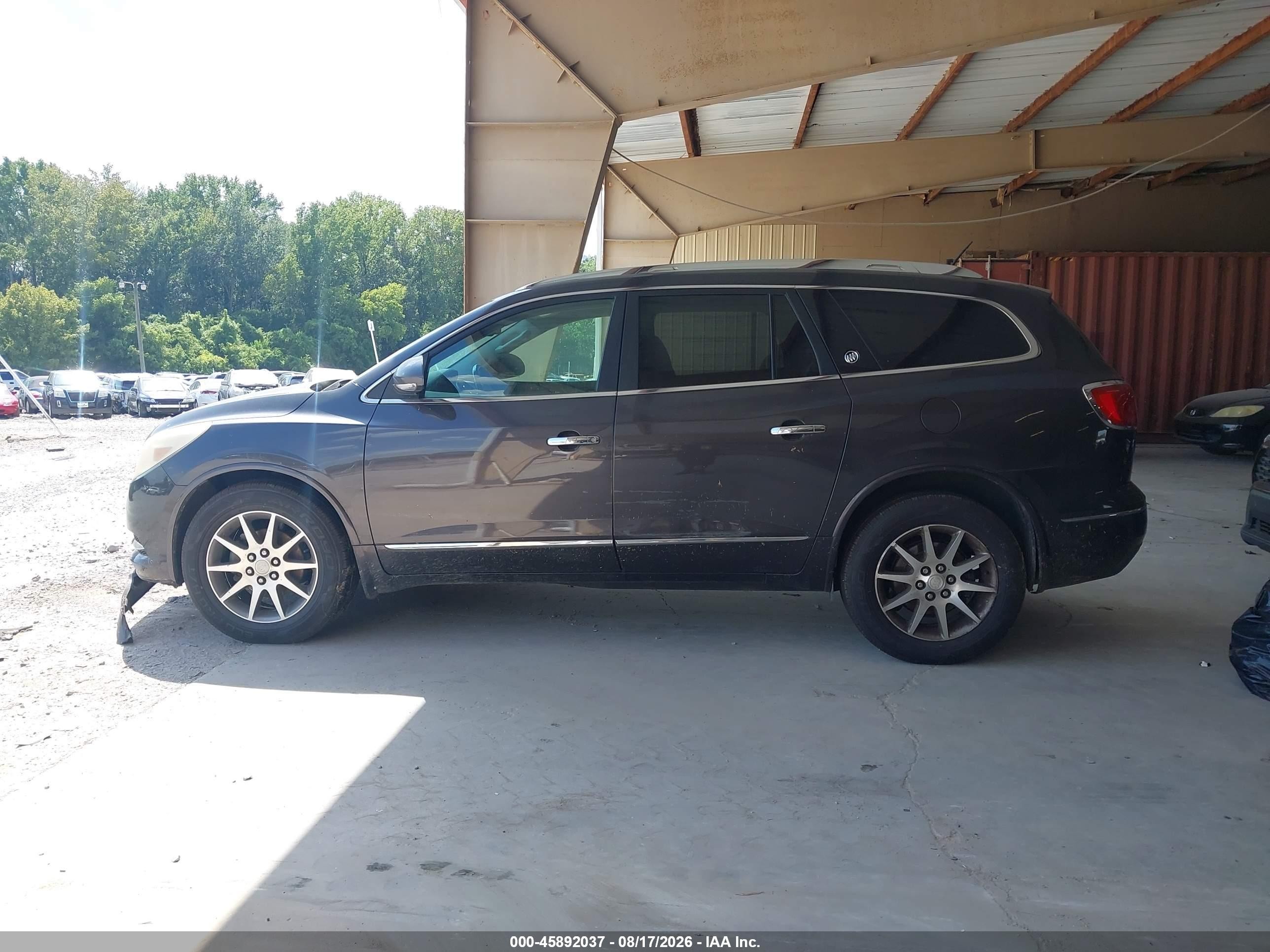 2014 Buick Enclave Leather Серый vin: 5GAKVBKD9EJ293079