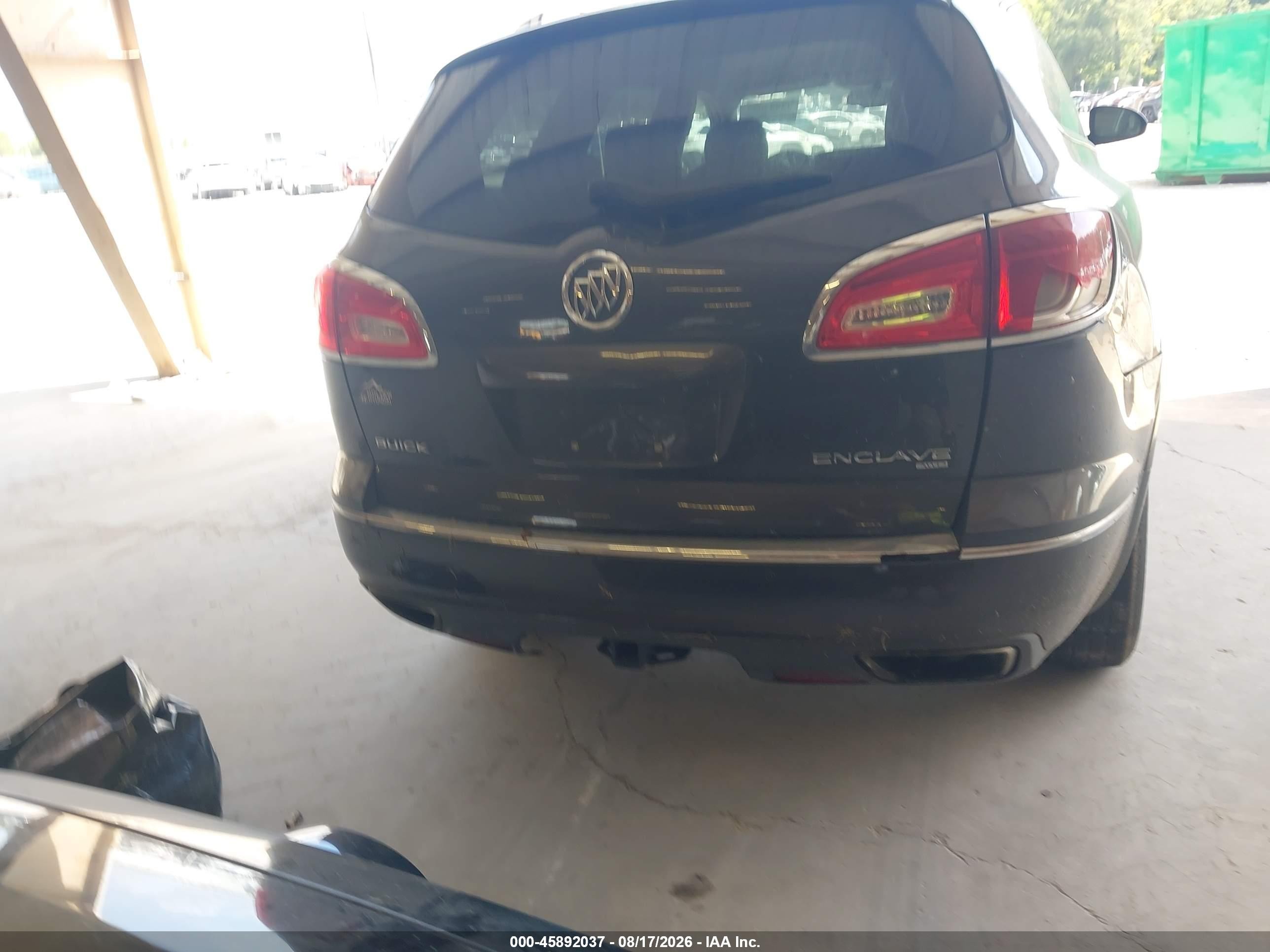 2014 Buick Enclave Leather Серый vin: 5GAKVBKD9EJ293079