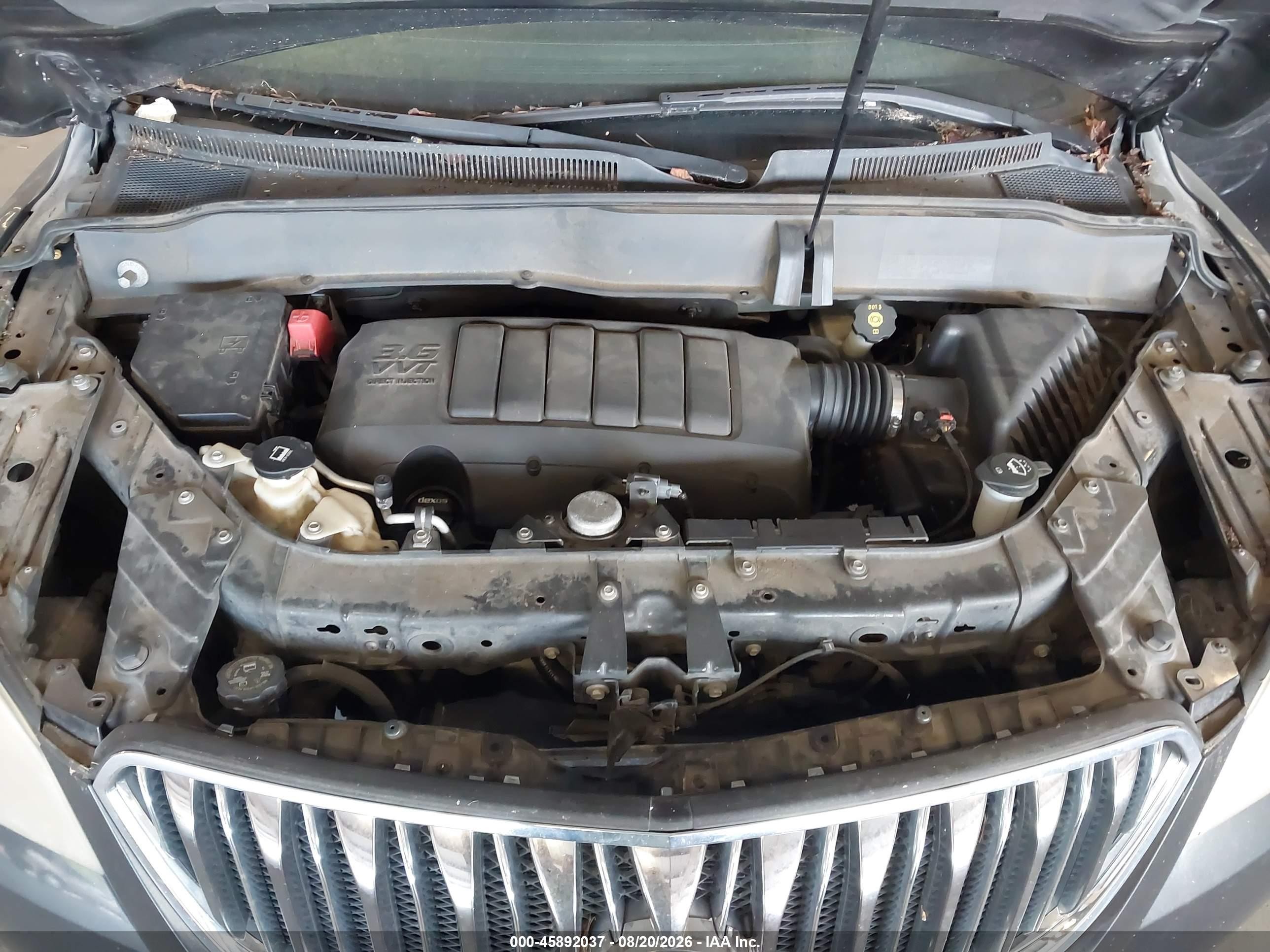 2014 Buick Enclave Leather Серый vin: 5GAKVBKD9EJ293079