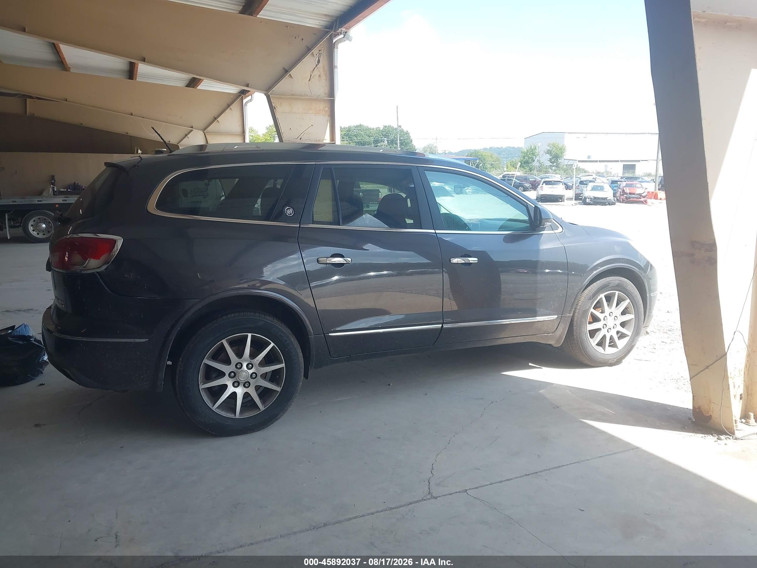 2014 Buick Enclave Leather Серый vin: 5GAKVBKD9EJ293079