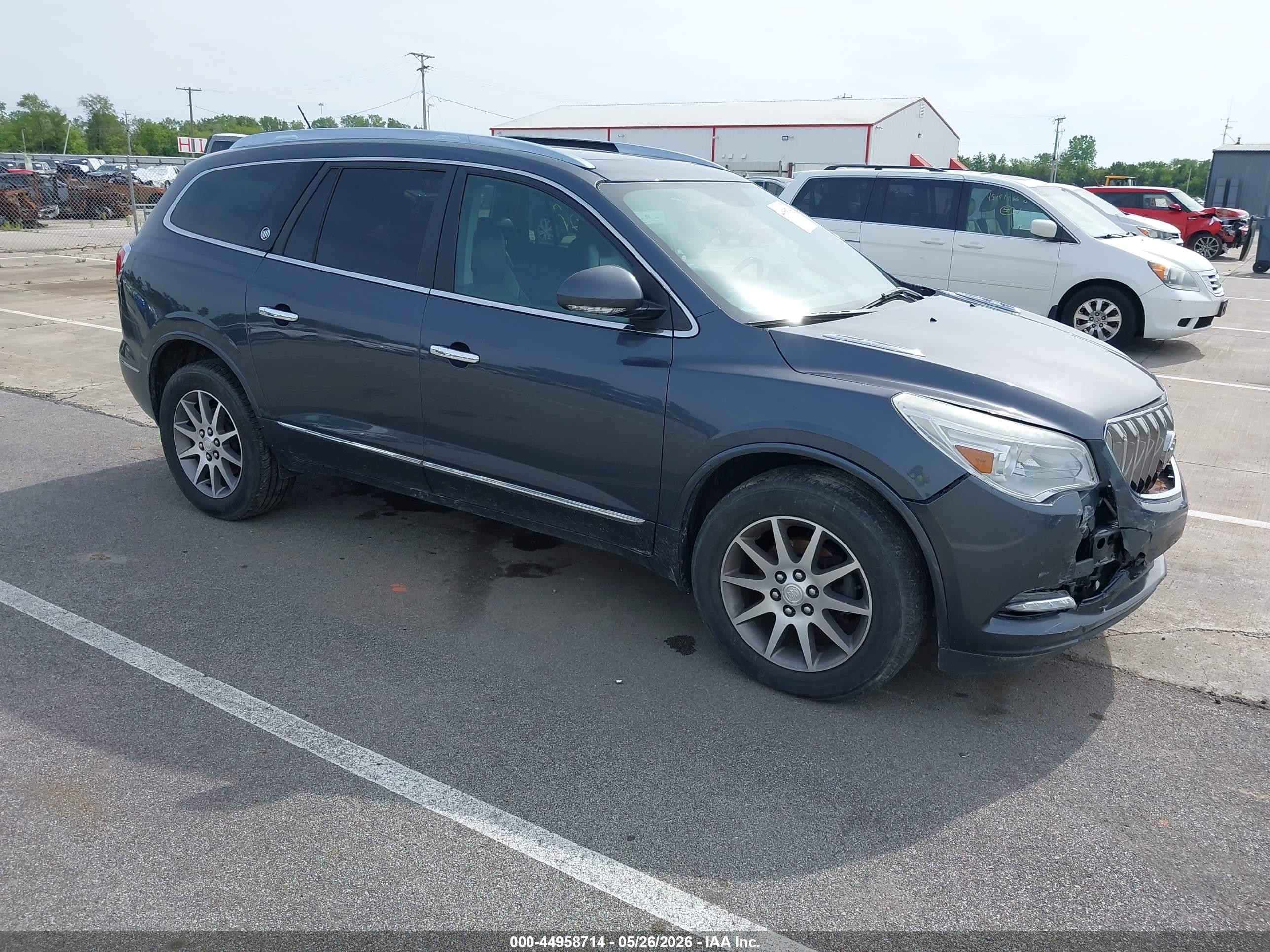 2014 Buick Enclave Leather Серый vin: 5GAKVBKD9EJ300600