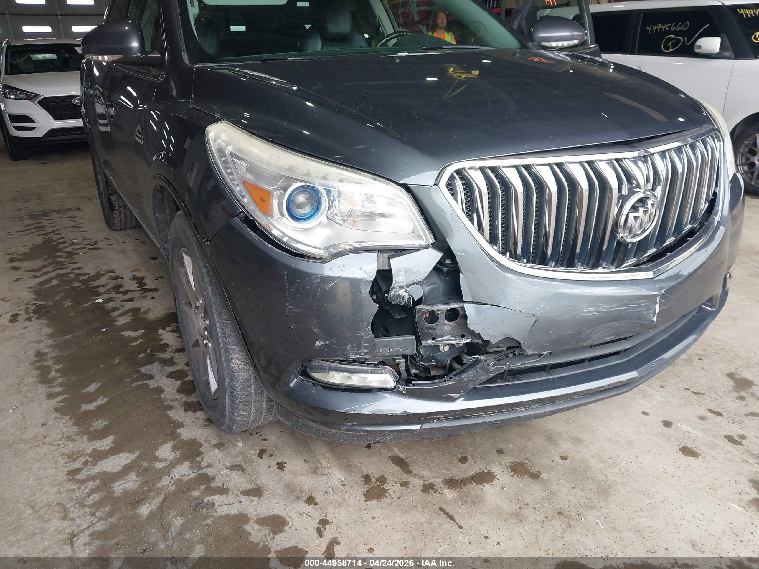 2014 Buick Enclave Leather Gray vin: 5GAKVBKD9EJ300600
