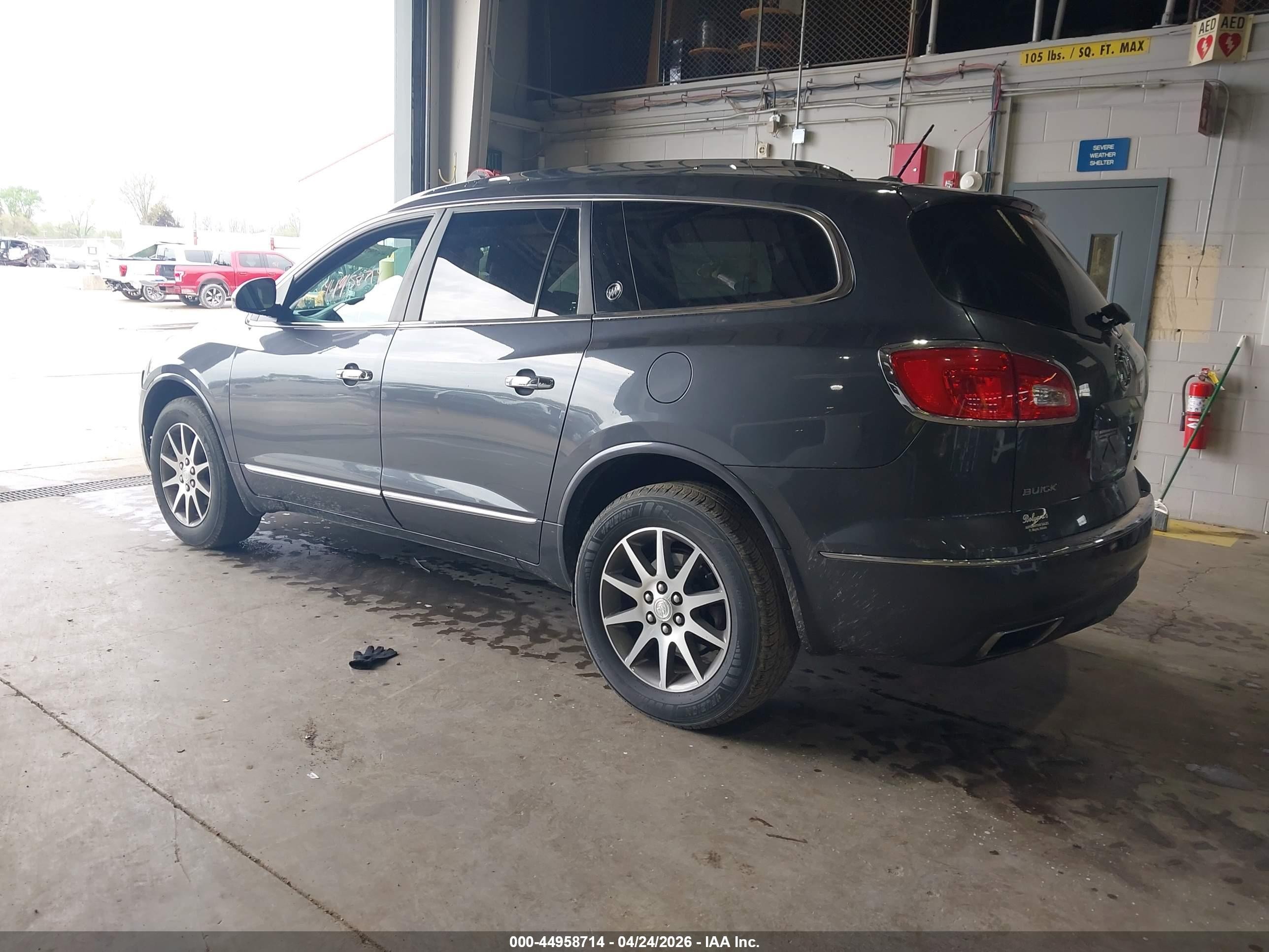 2014 Buick Enclave Leather Gray vin: 5GAKVBKD9EJ300600