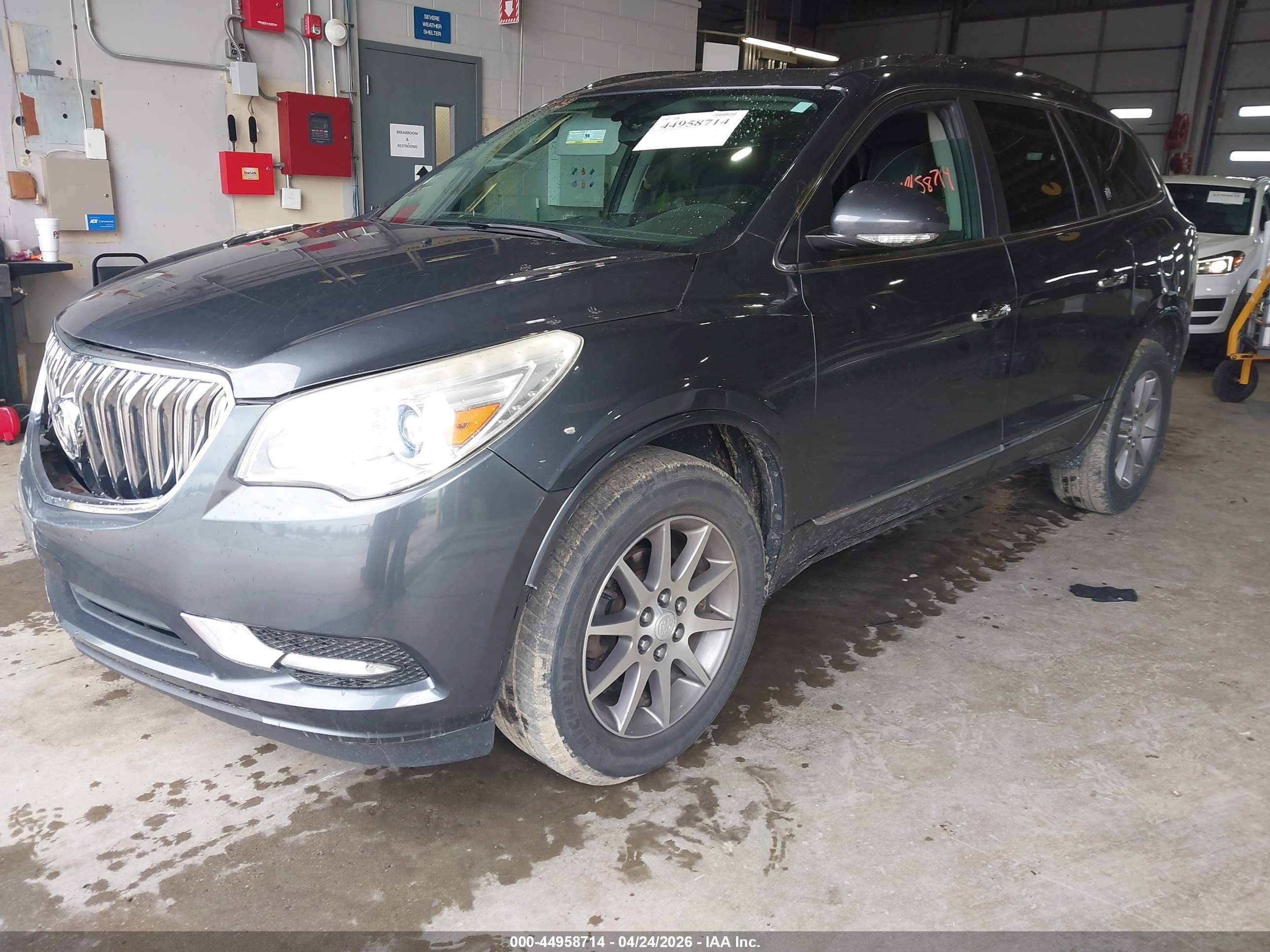 2014 Buick Enclave Leather Gray vin: 5GAKVBKD9EJ300600