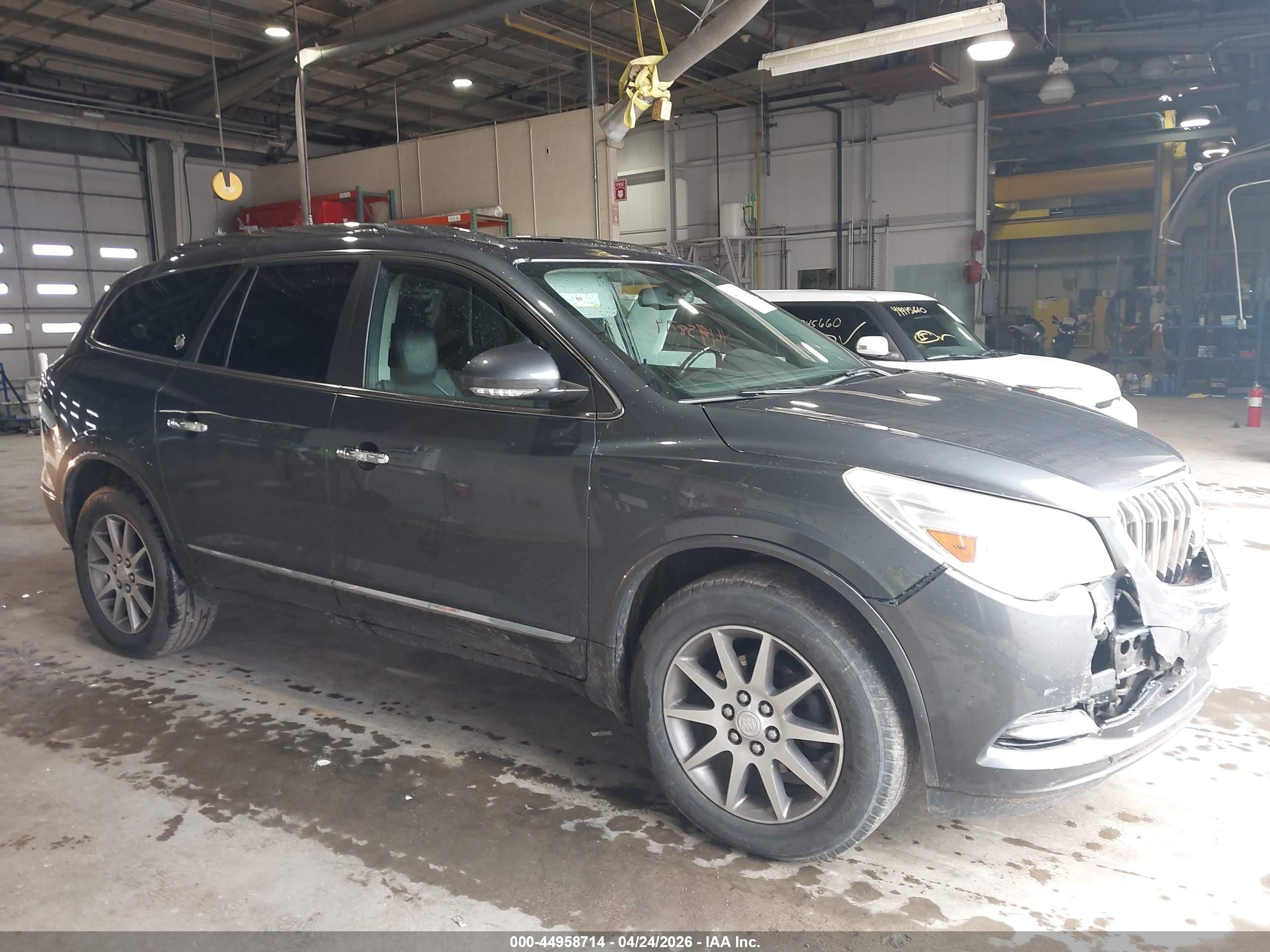 2014 Buick Enclave Leather Gray vin: 5GAKVBKD9EJ300600