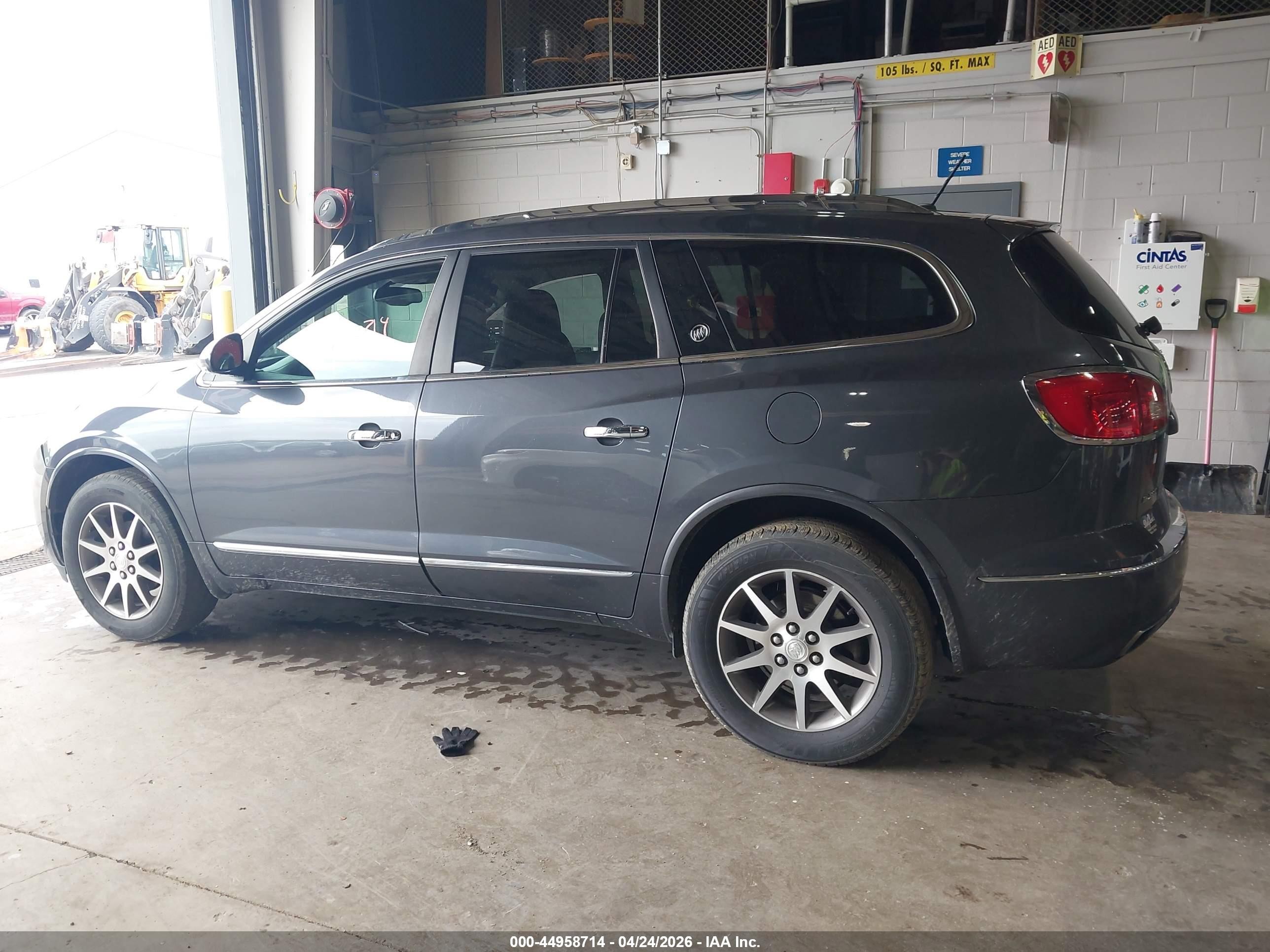 2014 Buick Enclave Leather Gray vin: 5GAKVBKD9EJ300600