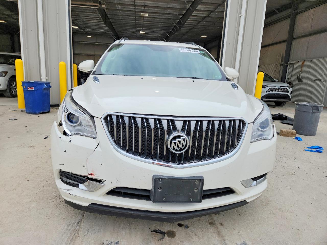 2014 Buick Enclave White vin: 5GAKVBKD9EJ313217