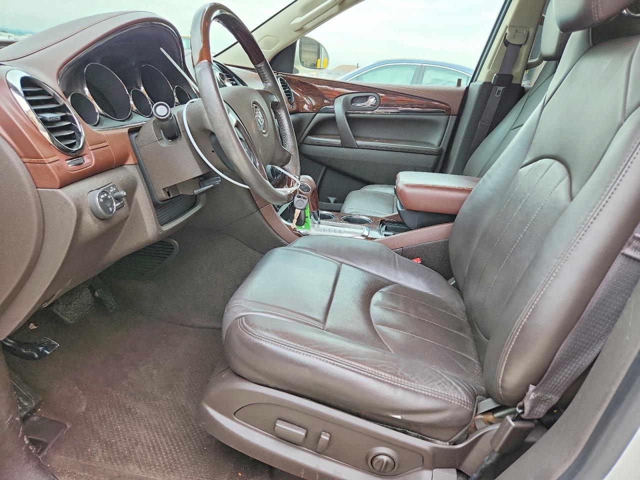 2014 Buick Enclave White vin: 5GAKVBKD9EJ313217