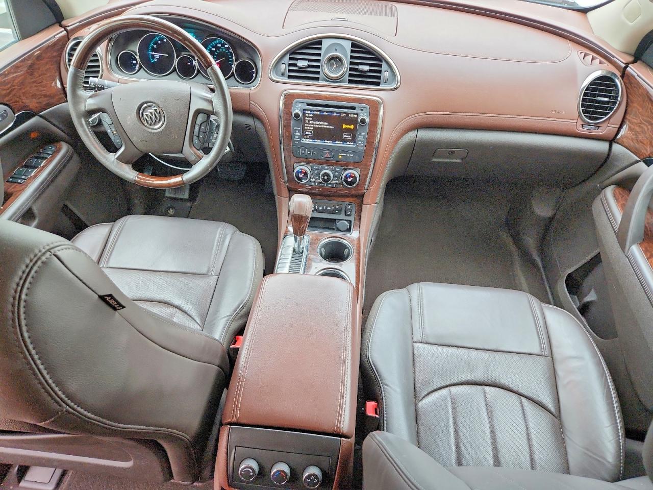 2014 Buick Enclave White vin: 5GAKVBKD9EJ313217