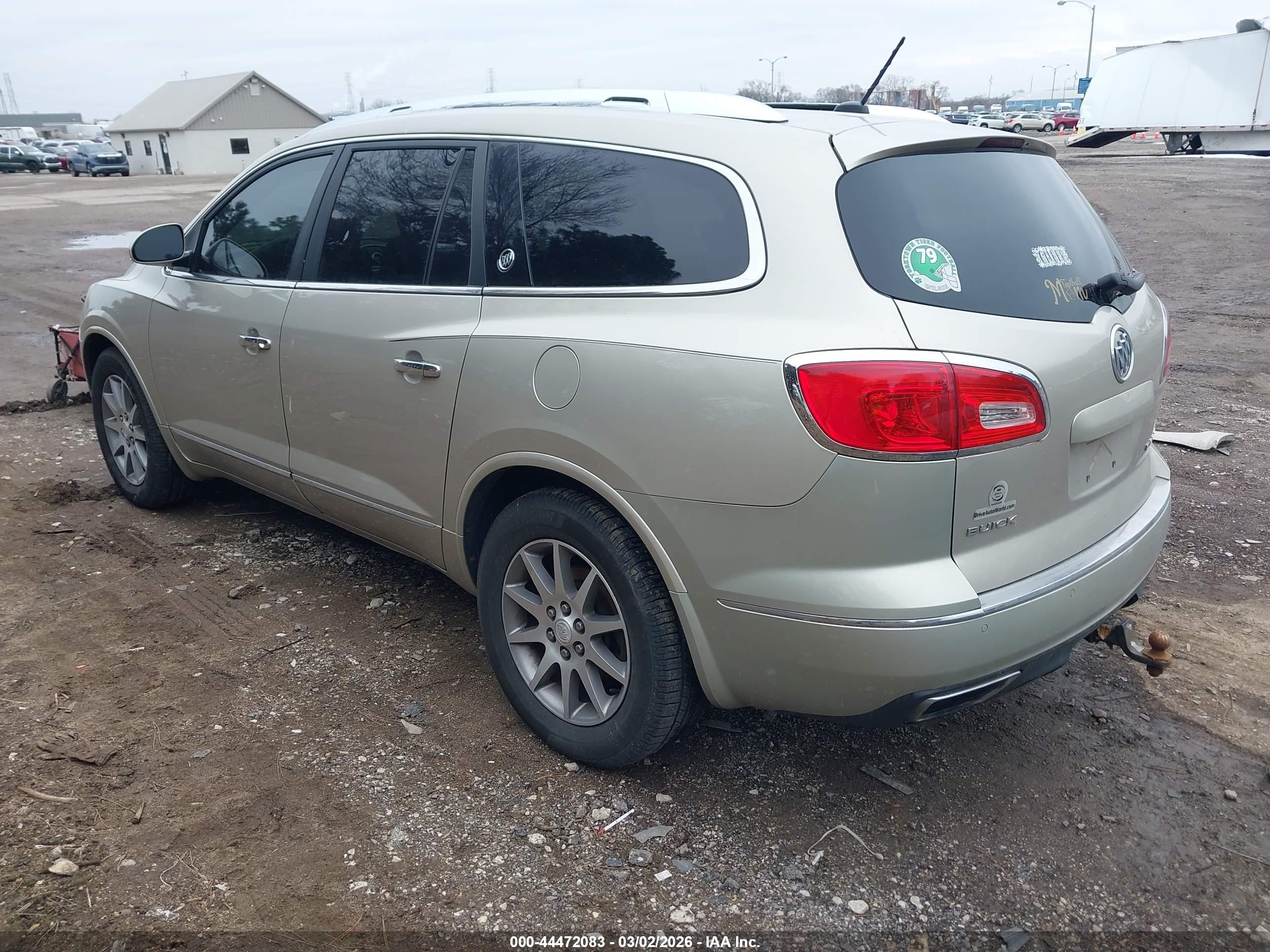 2014 Buick Enclave Leather Beige vin: 5GAKVBKD9EJ336934