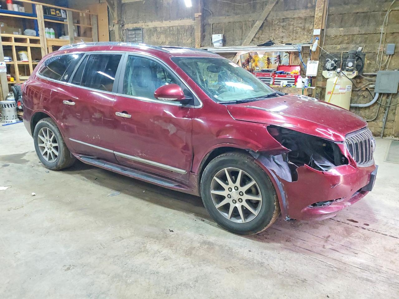 2015 Buick Enclave Бордовый vin: 5GAKVBKD9FJ141742