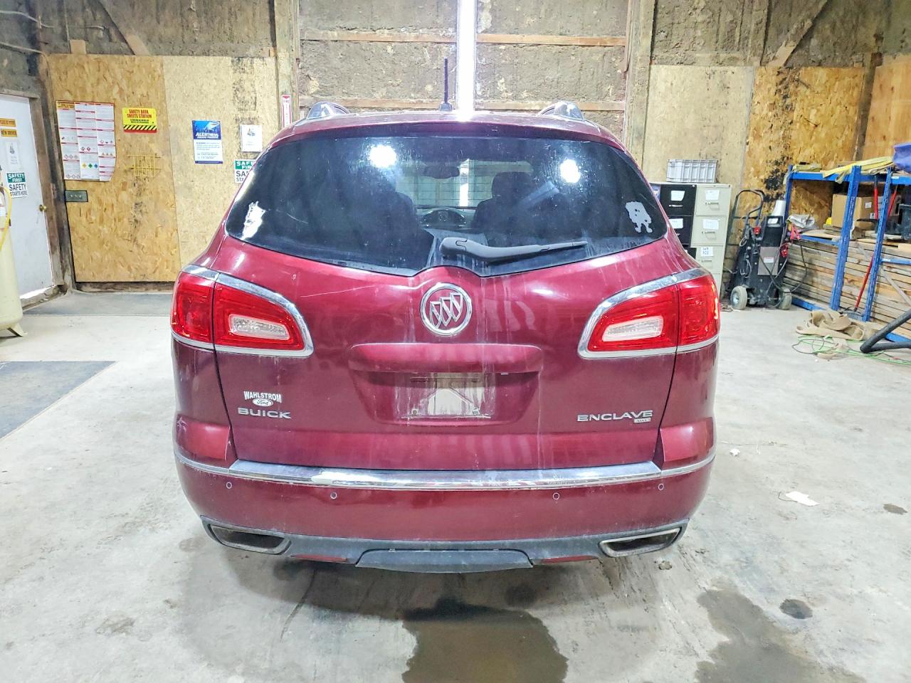 2015 Buick Enclave Бордовый vin: 5GAKVBKD9FJ141742