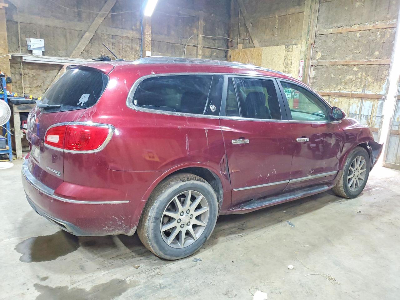 2015 Buick Enclave Бордовый vin: 5GAKVBKD9FJ141742