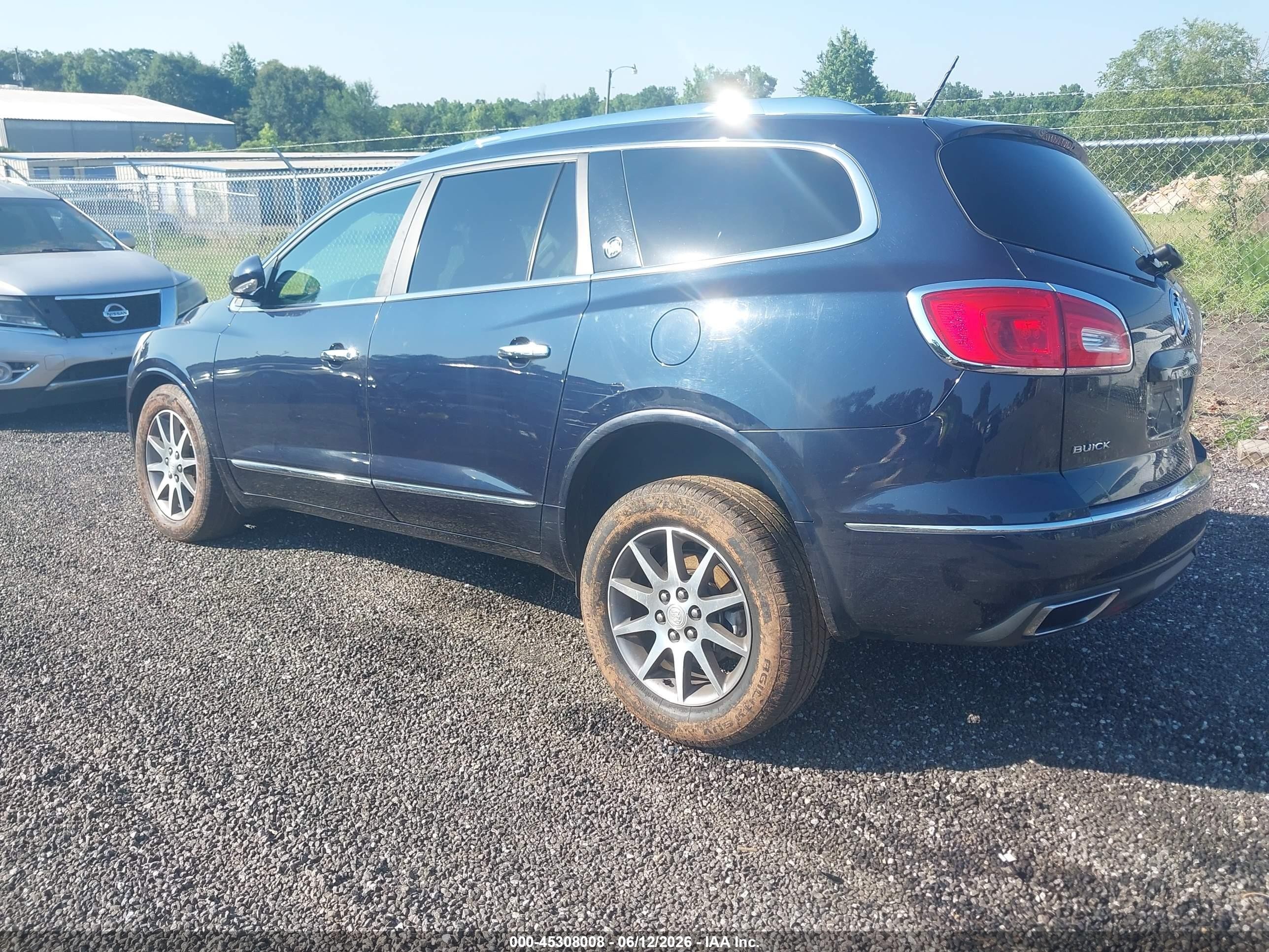 2015 Buick Enclave Leather Dark Blue vin: 5GAKVBKD9FJ283475