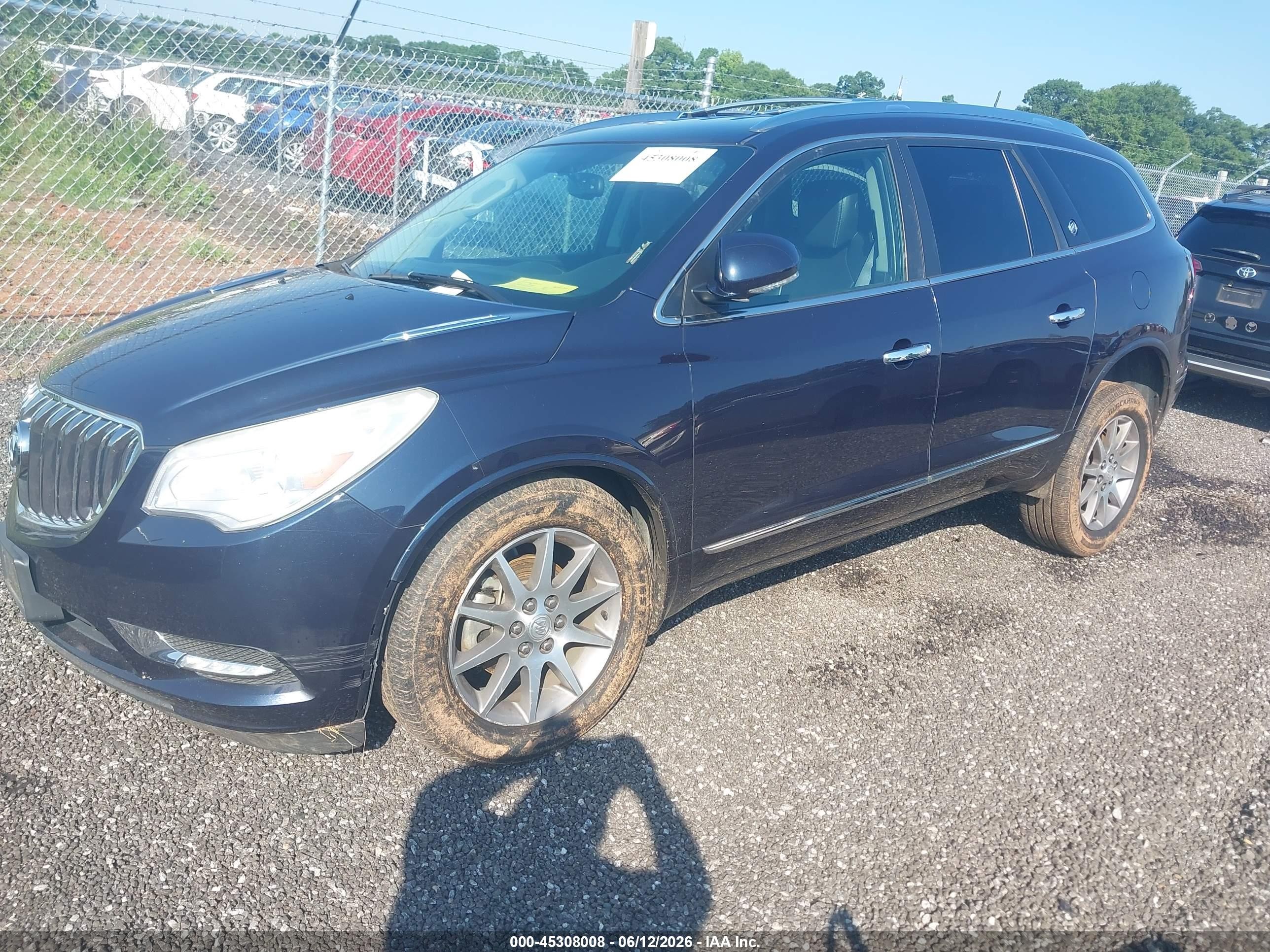 2015 Buick Enclave Leather Dark Blue vin: 5GAKVBKD9FJ283475