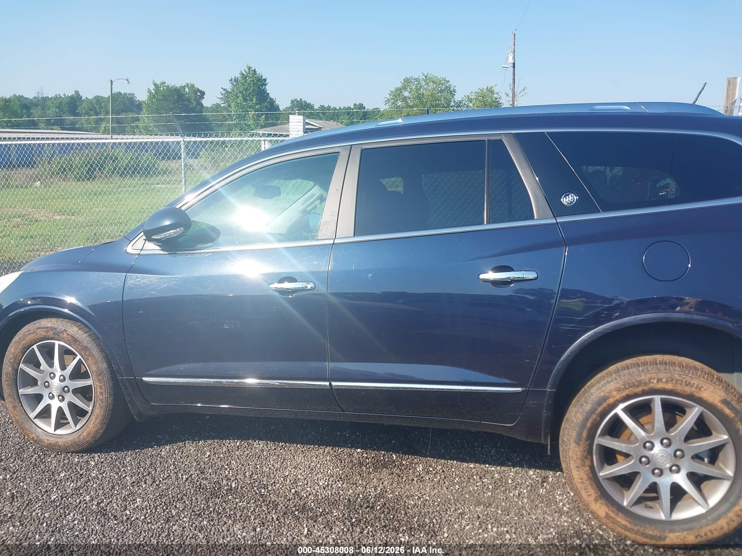 2015 Buick Enclave Leather Dark Blue vin: 5GAKVBKD9FJ283475