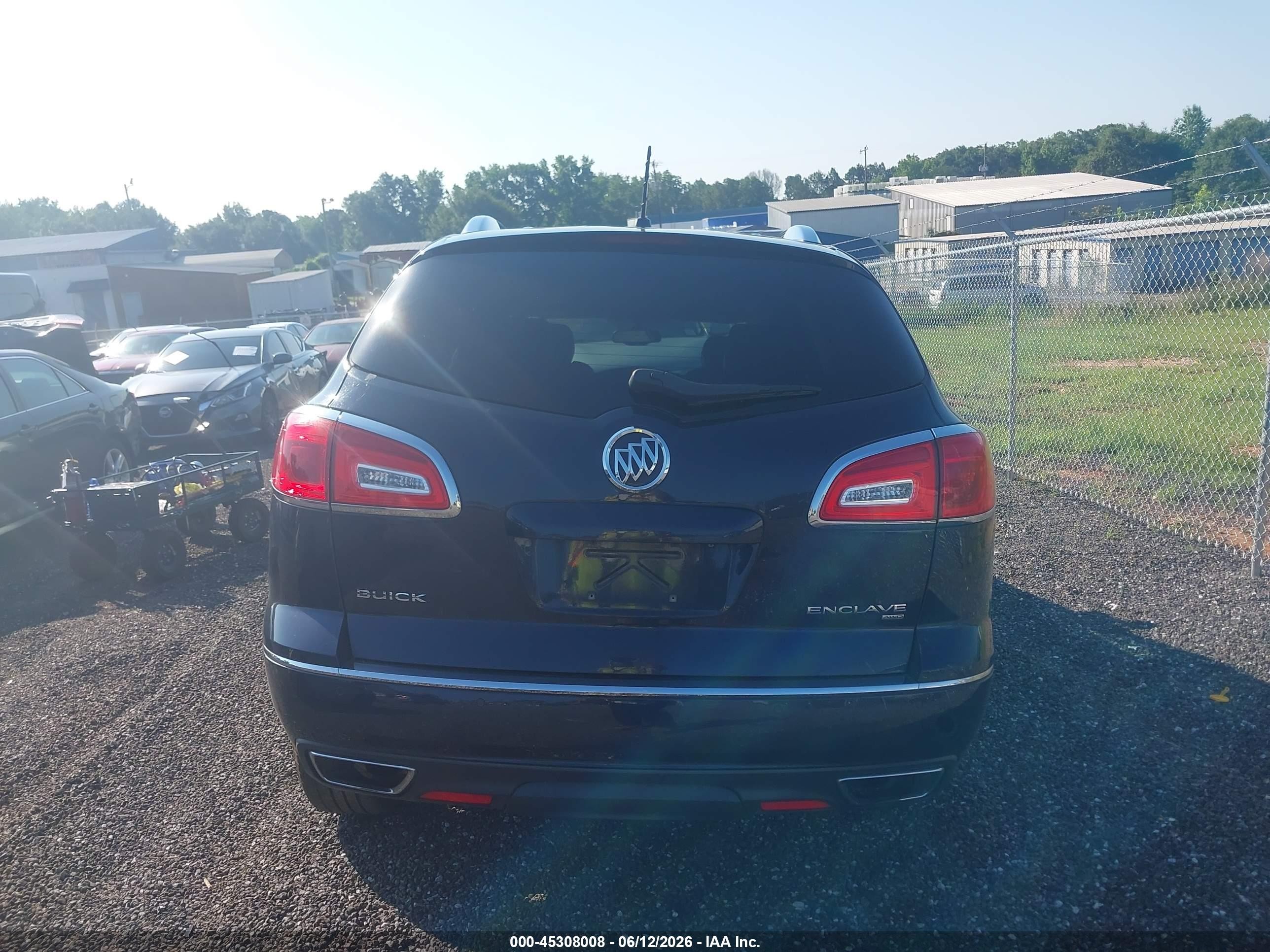 2015 Buick Enclave Leather Dark Blue vin: 5GAKVBKD9FJ283475
