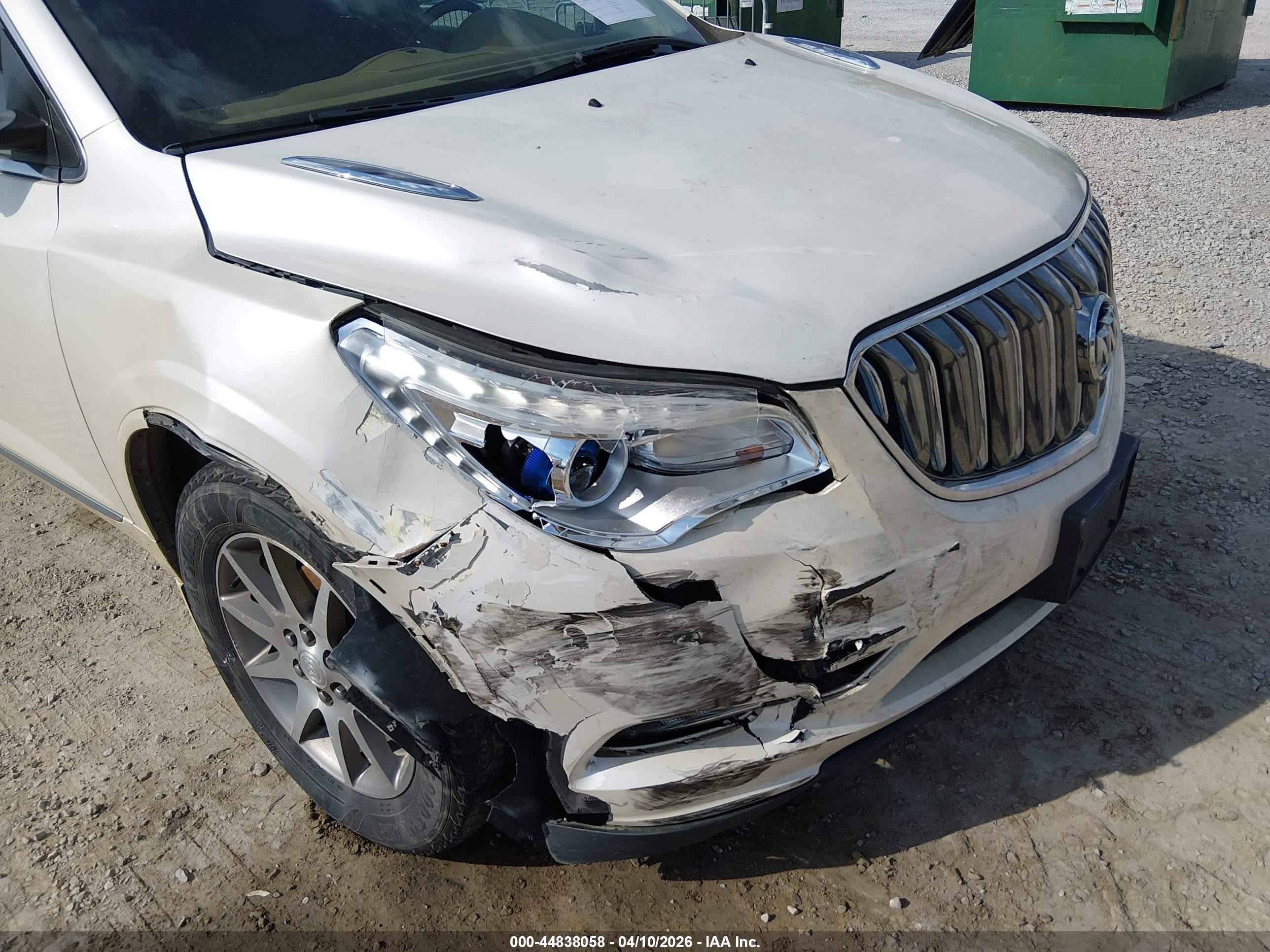 2015 Buick Enclave Leather White vin: 5GAKVBKD9FJ300128