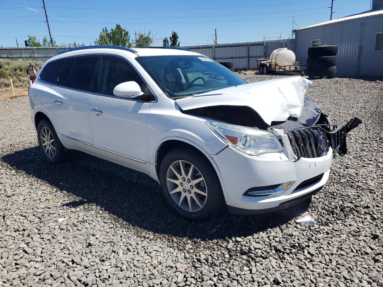 2017 Buick Enclave White vin: 5GAKVBKD9HJ134017
