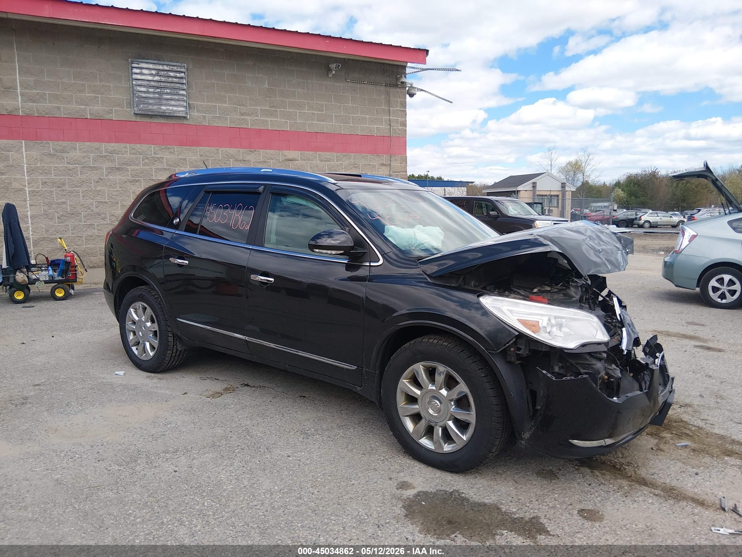 2014 Buick Enclave Leather Black vin: 5GAKVBKDXEJ118422
