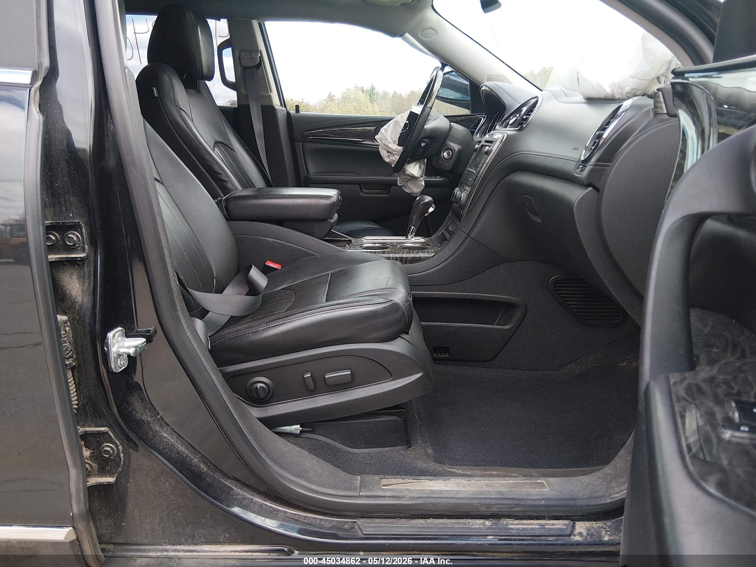 2014 Buick Enclave Leather Black vin: 5GAKVBKDXEJ118422