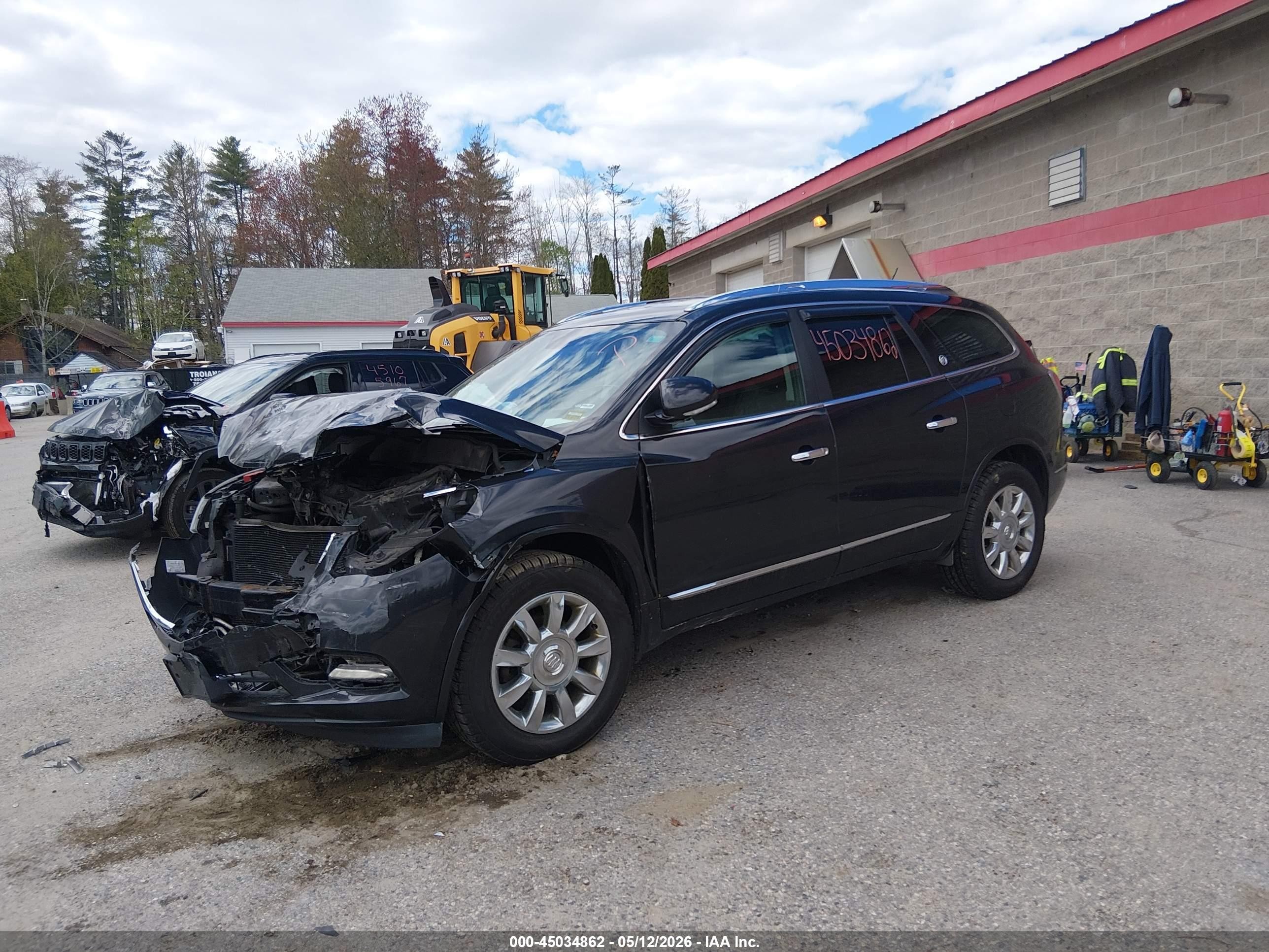 2014 Buick Enclave Leather Black vin: 5GAKVBKDXEJ118422