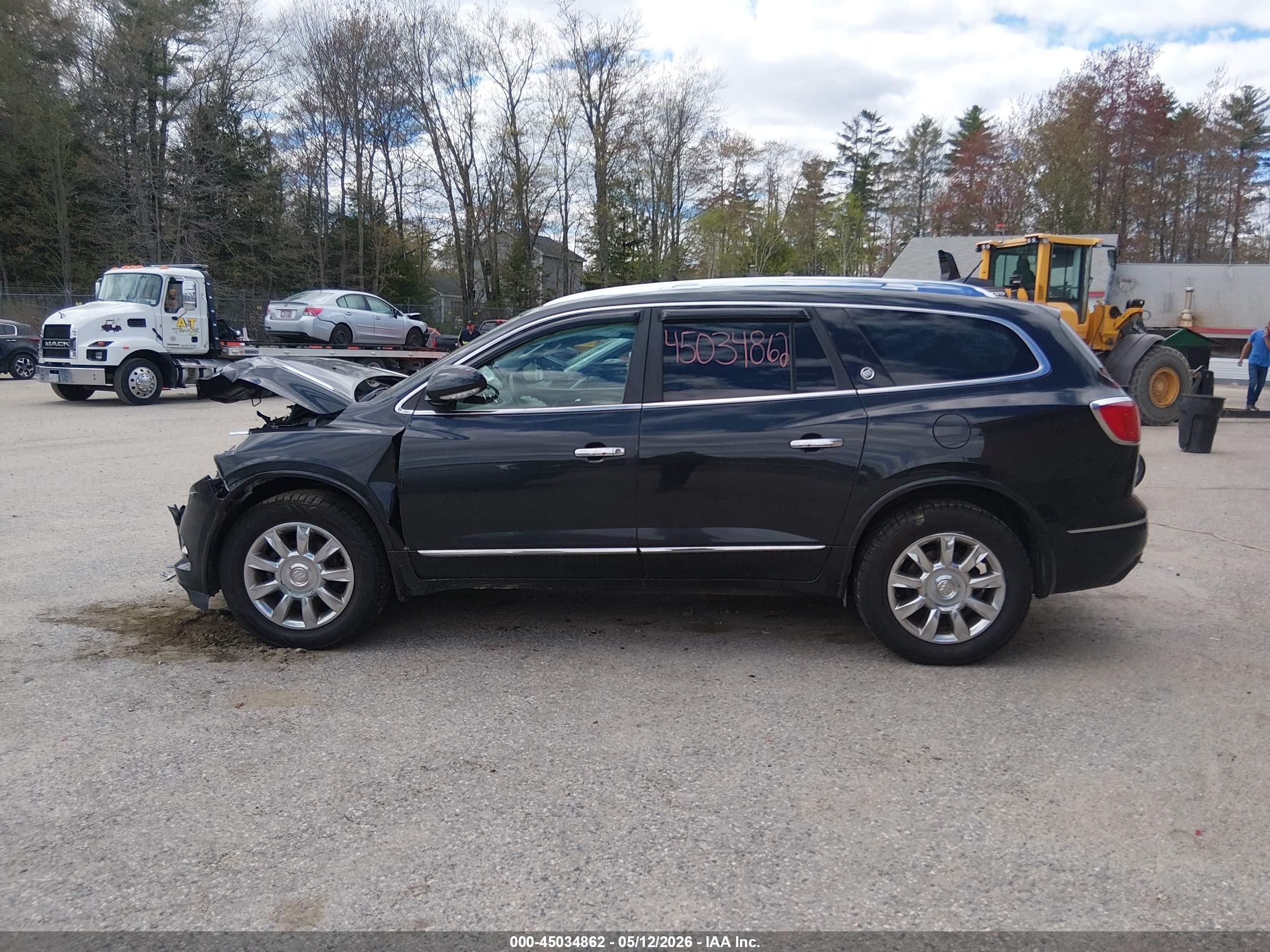 2014 Buick Enclave Leather Black vin: 5GAKVBKDXEJ118422
