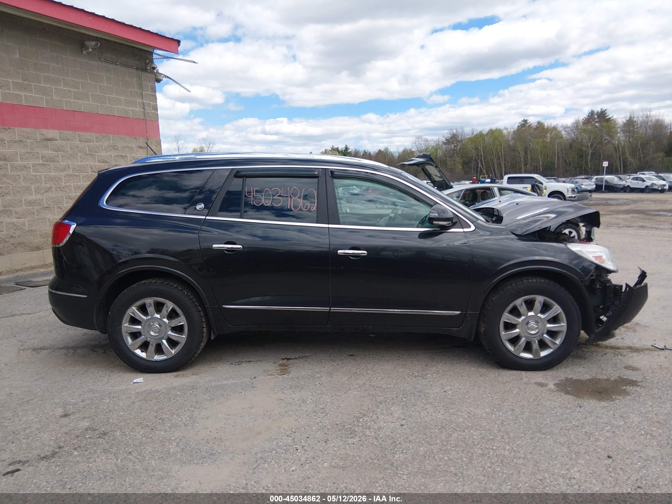 2014 Buick Enclave Leather Black vin: 5GAKVBKDXEJ118422