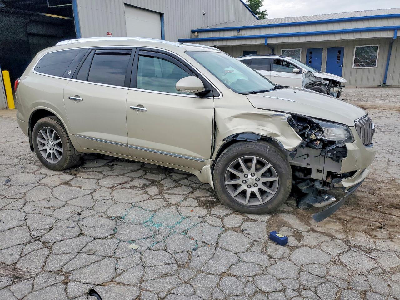 2014 Buick Enclave Серебряный vin: 5GAKVBKDXEJ133938