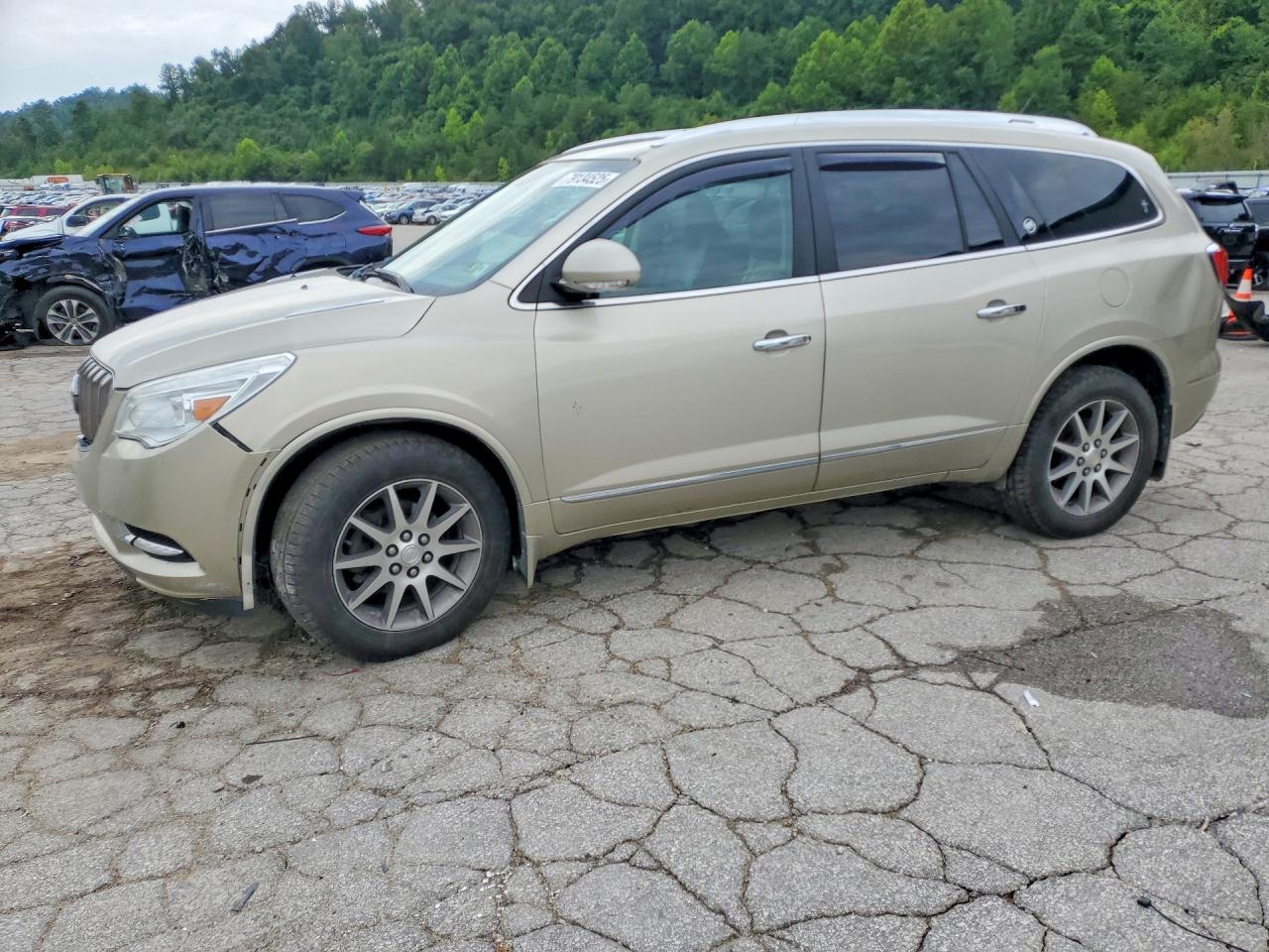 2014 Buick Enclave Серебряный vin: 5GAKVBKDXEJ133938