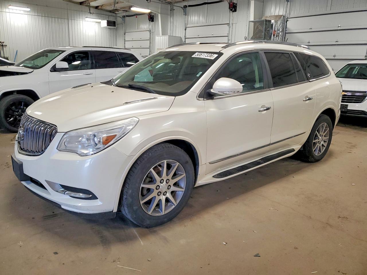 2014 Buick Enclave Cream vin: 5GAKVBKDXEJ221601