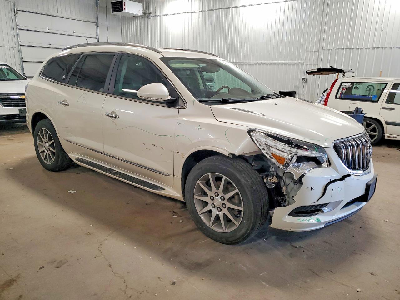 2014 Buick Enclave Cream vin: 5GAKVBKDXEJ221601