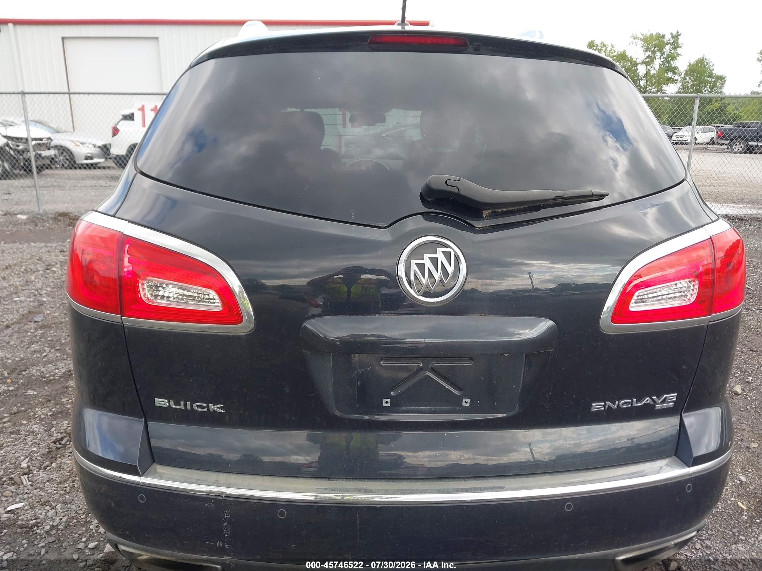 2015 Buick Enclave Leather Серый vin: 5GAKVBKDXFJ141748