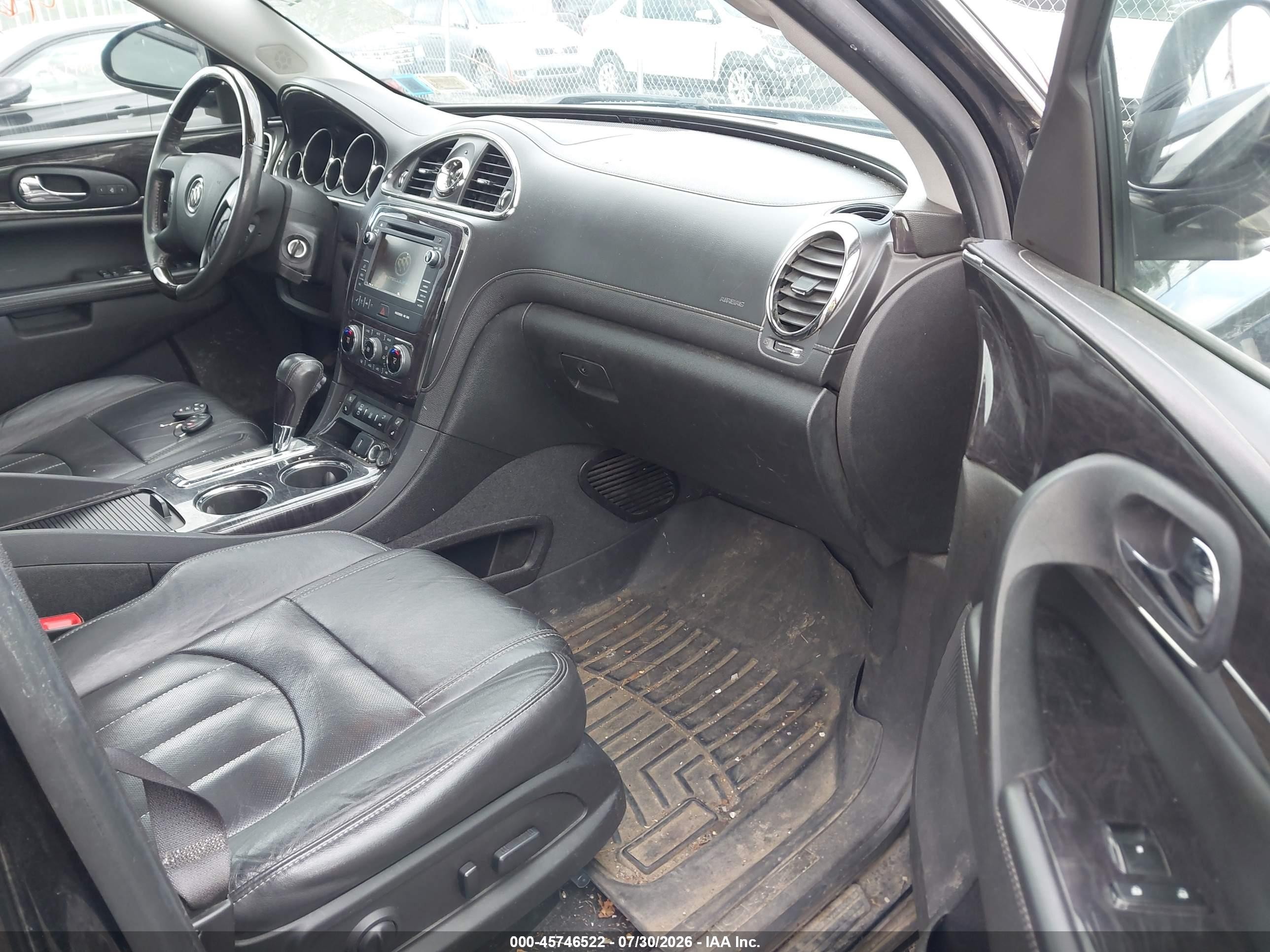 2015 Buick Enclave Leather Серый vin: 5GAKVBKDXFJ141748