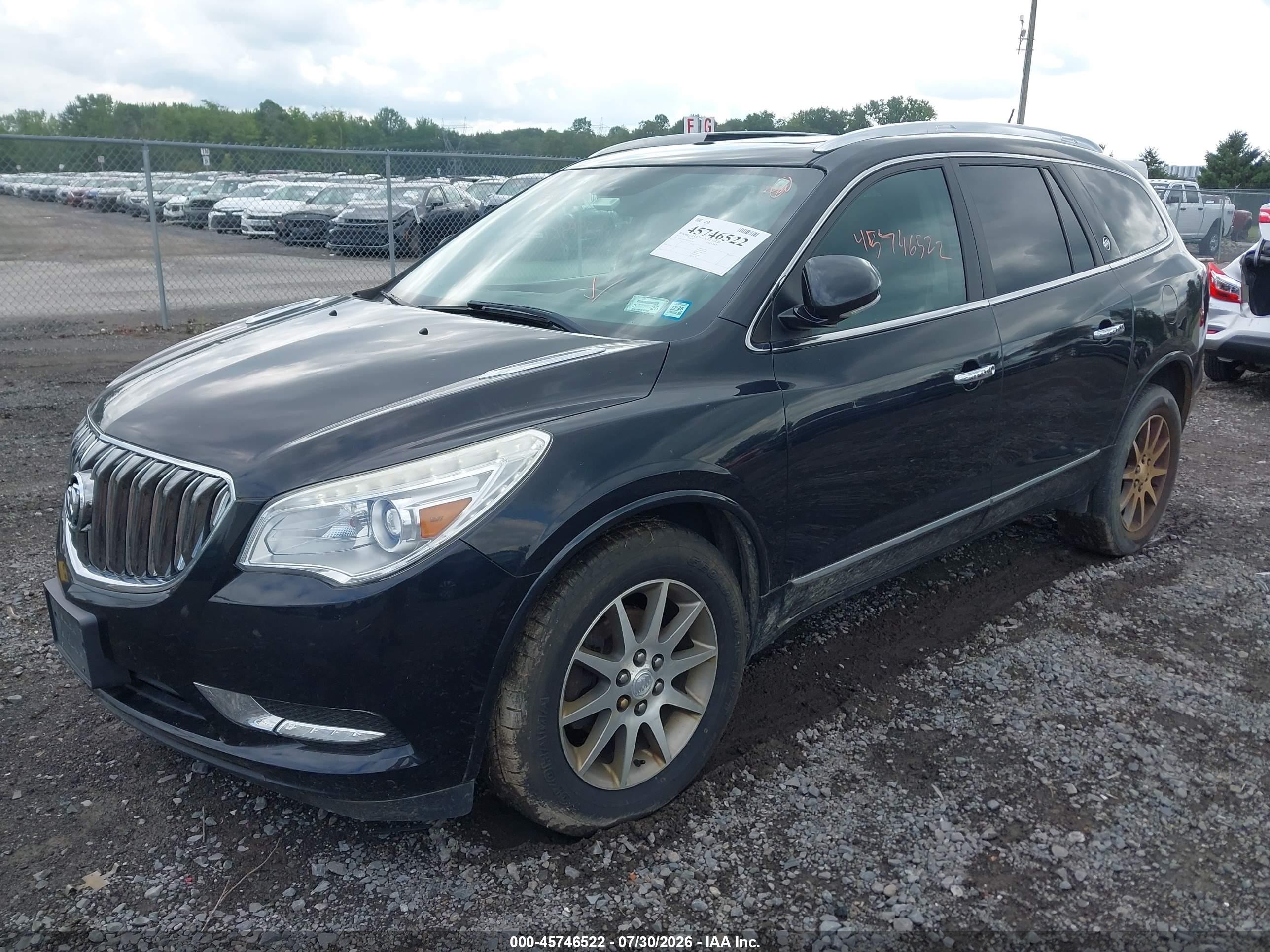 2015 Buick Enclave Leather Серый vin: 5GAKVBKDXFJ141748