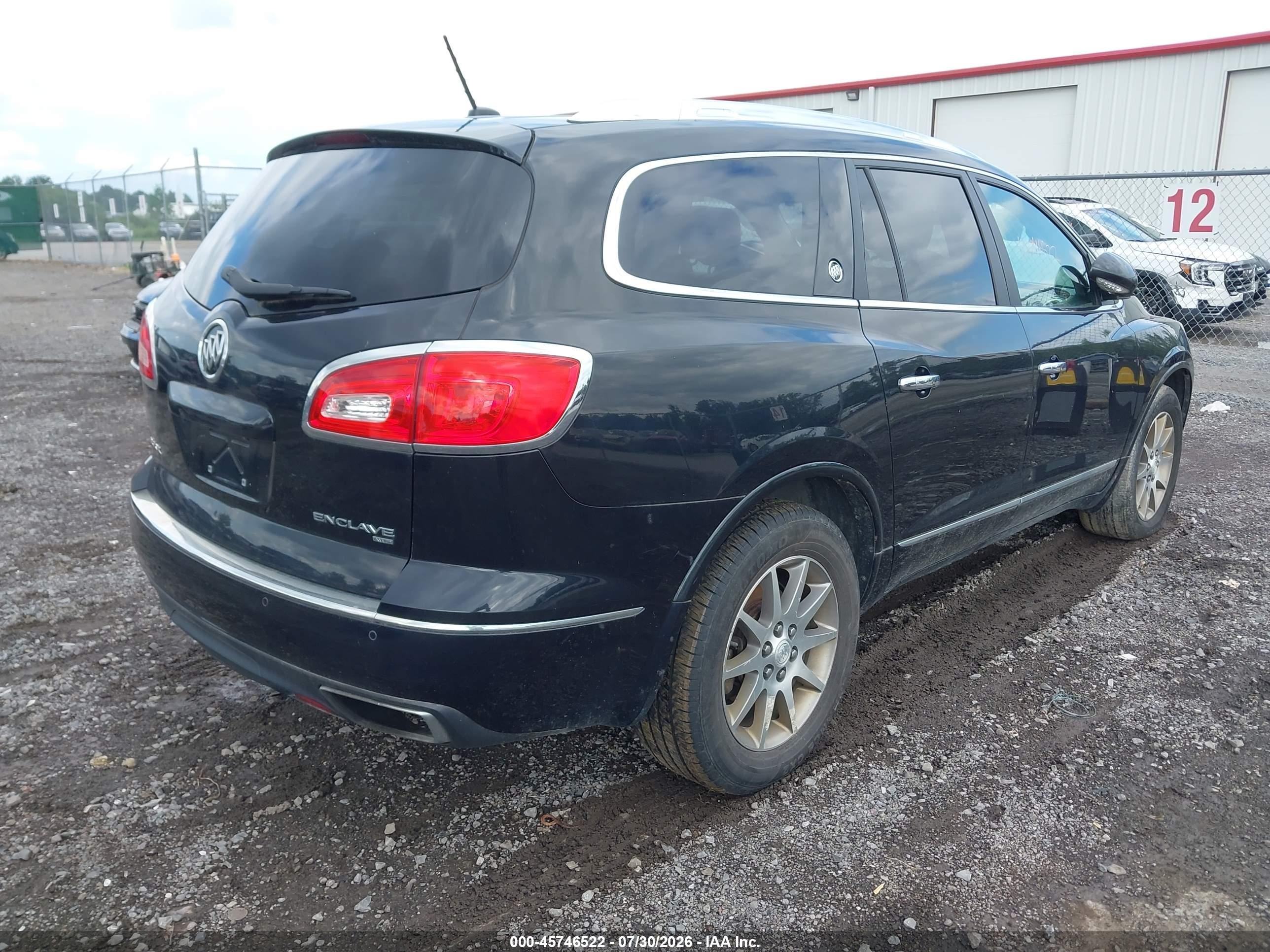 2015 Buick Enclave Leather Серый vin: 5GAKVBKDXFJ141748