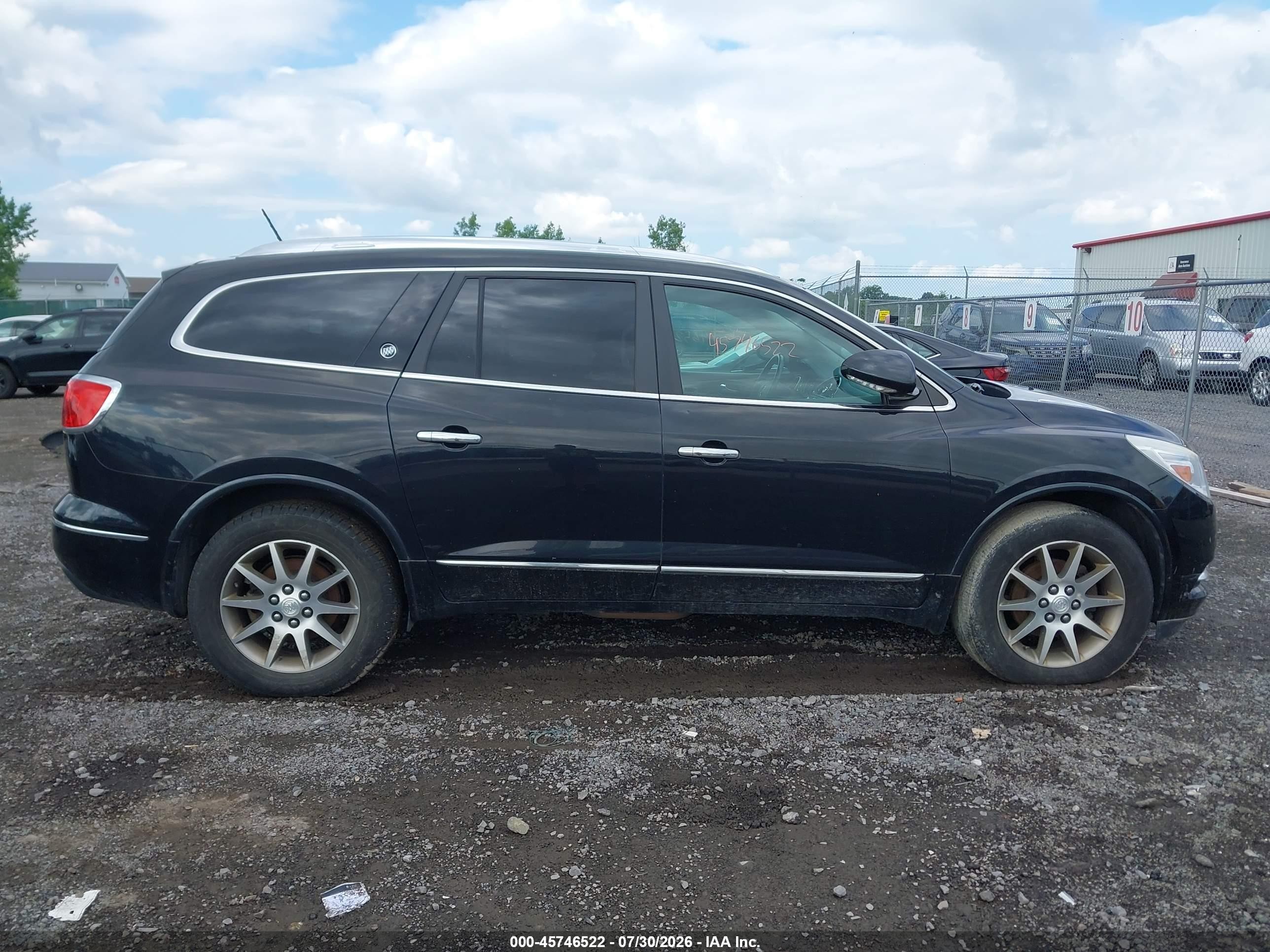 2015 Buick Enclave Leather Серый vin: 5GAKVBKDXFJ141748