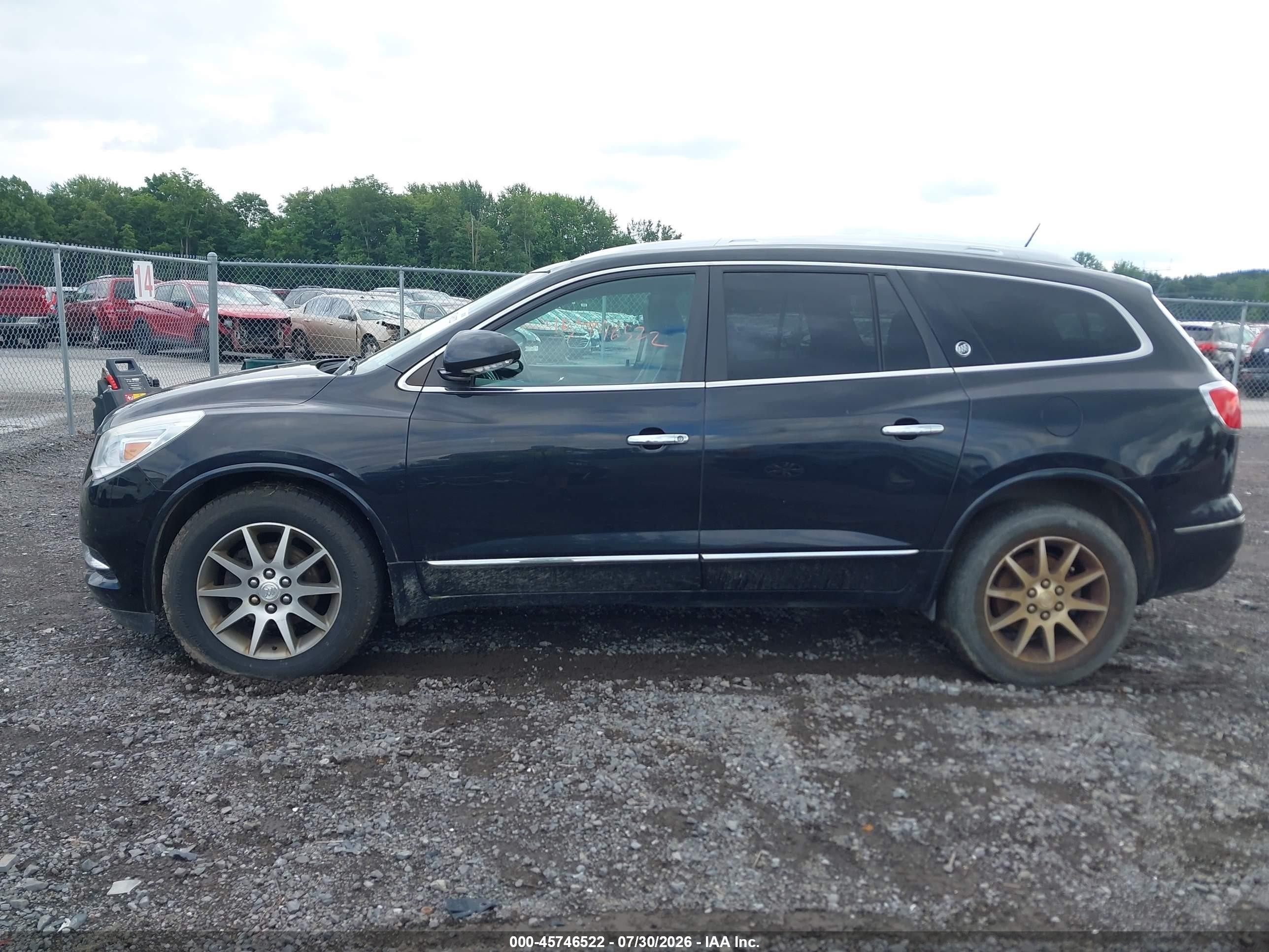 2015 Buick Enclave Leather Серый vin: 5GAKVBKDXFJ141748