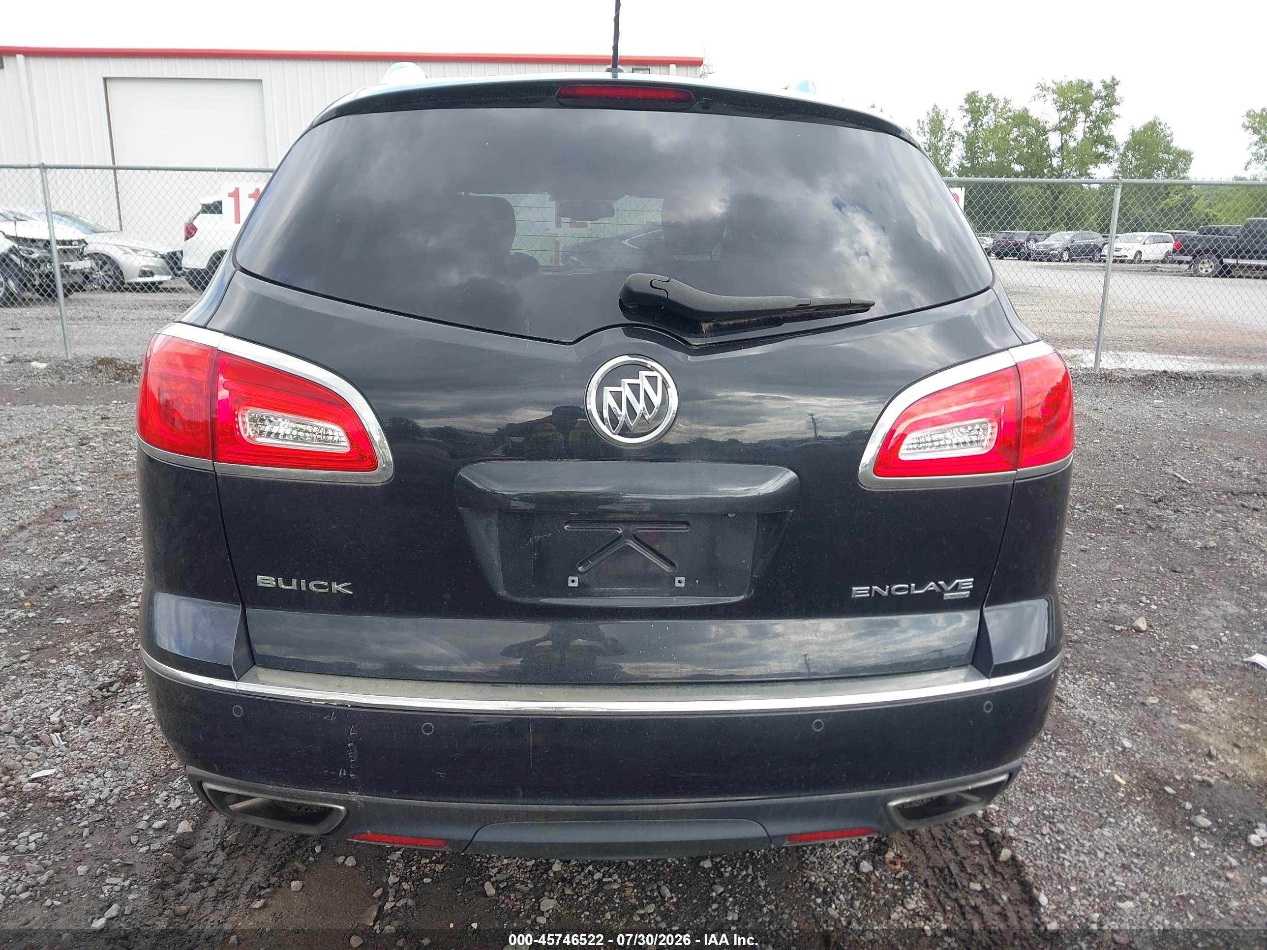 2015 Buick Enclave Leather Серый vin: 5GAKVBKDXFJ141748
