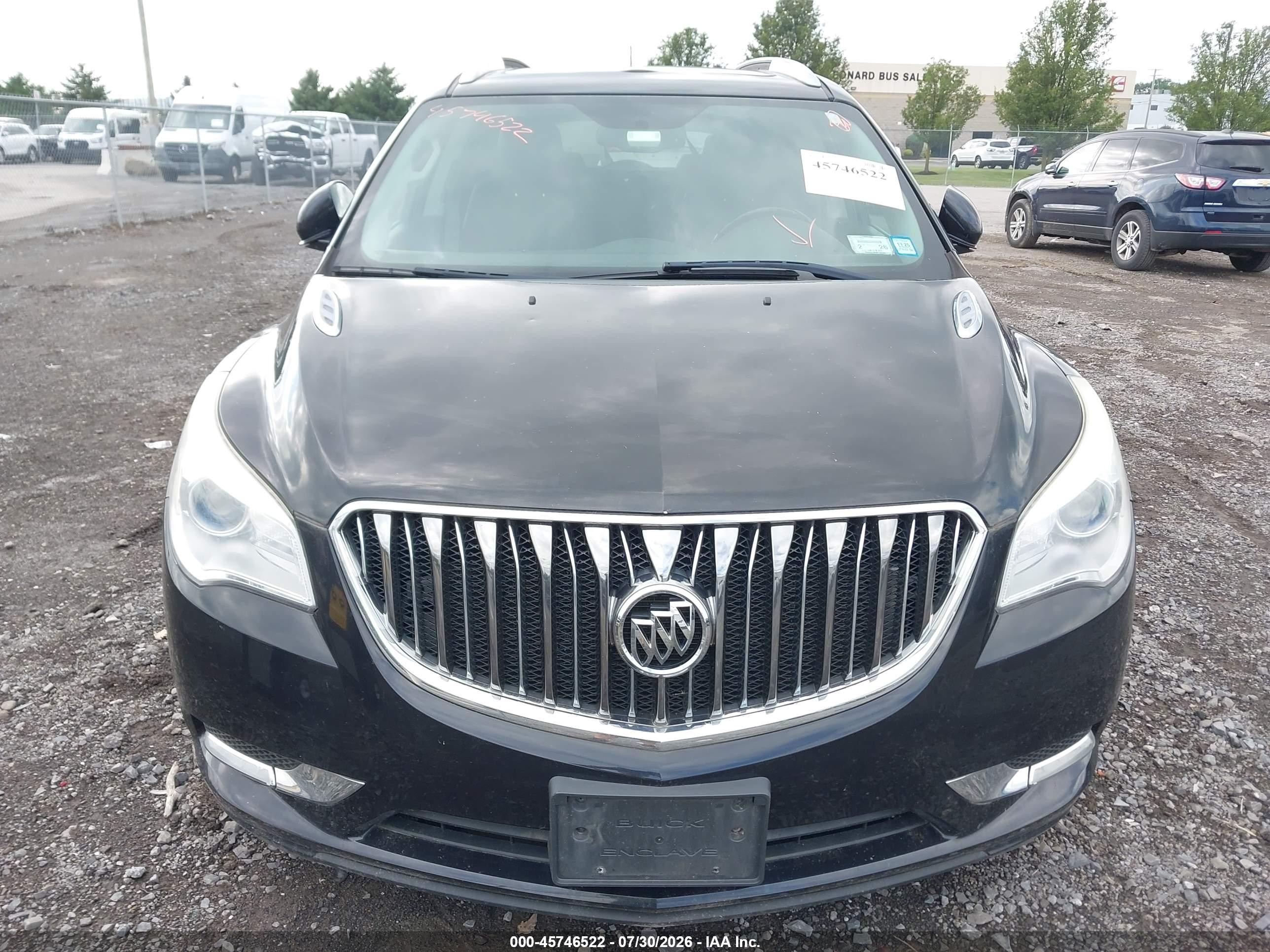 2015 Buick Enclave Leather Серый vin: 5GAKVBKDXFJ141748