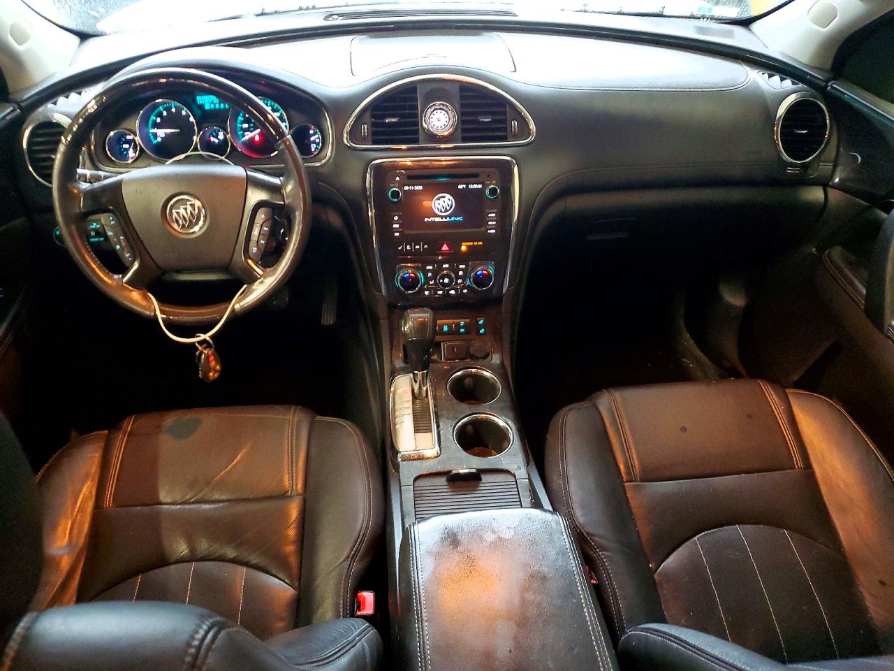 2015 Buick Enclave Black vin: 5GAKVBKDXFJ228369