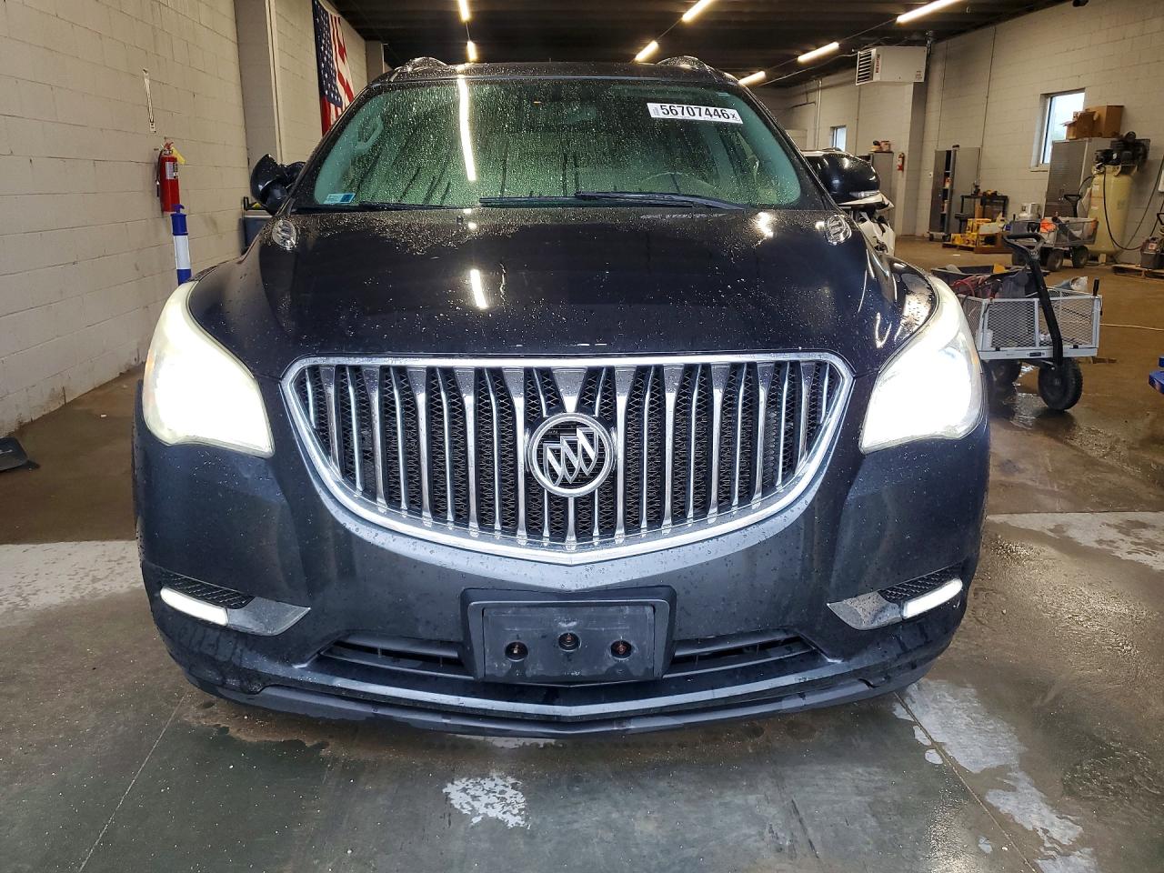 2015 Buick Enclave Black vin: 5GAKVBKDXFJ228369